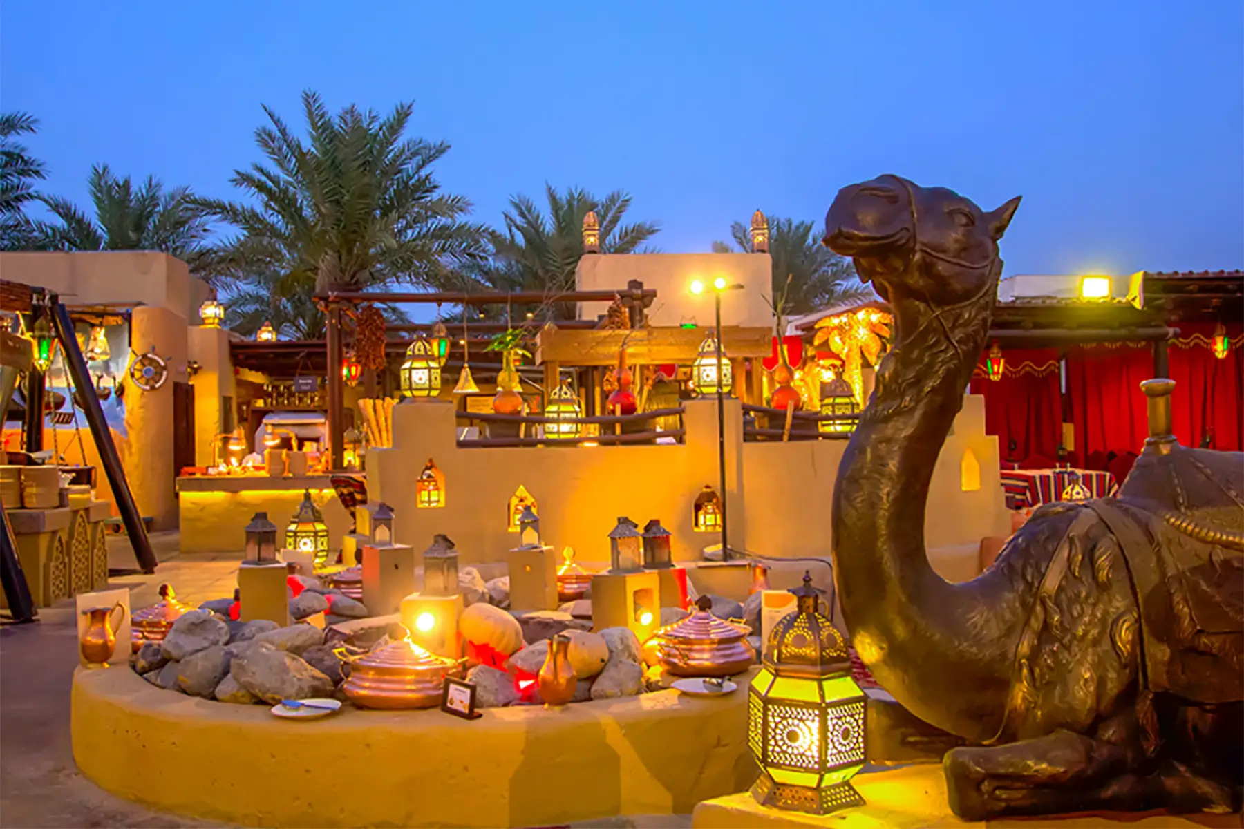 Al Hadheerah Restaurant in Dubai