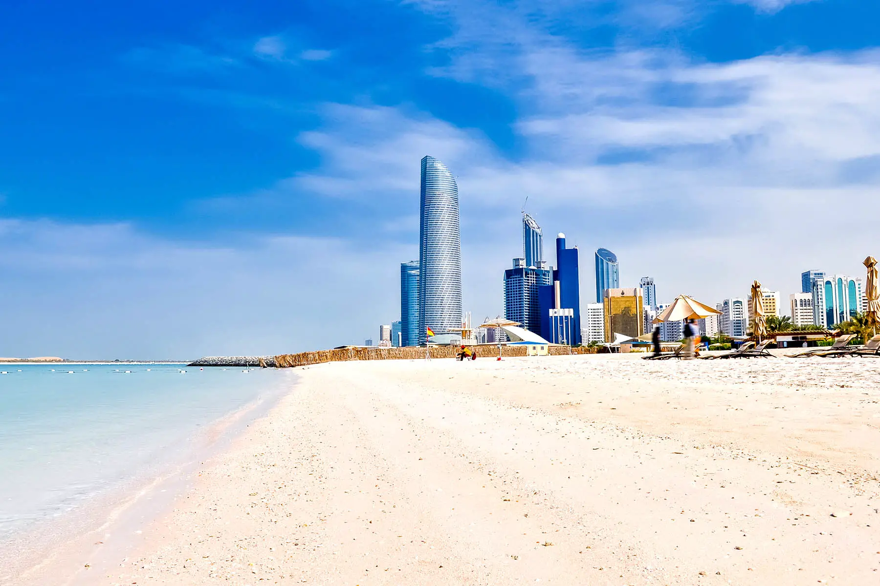 Corniche Beach in Abu Dhabi
