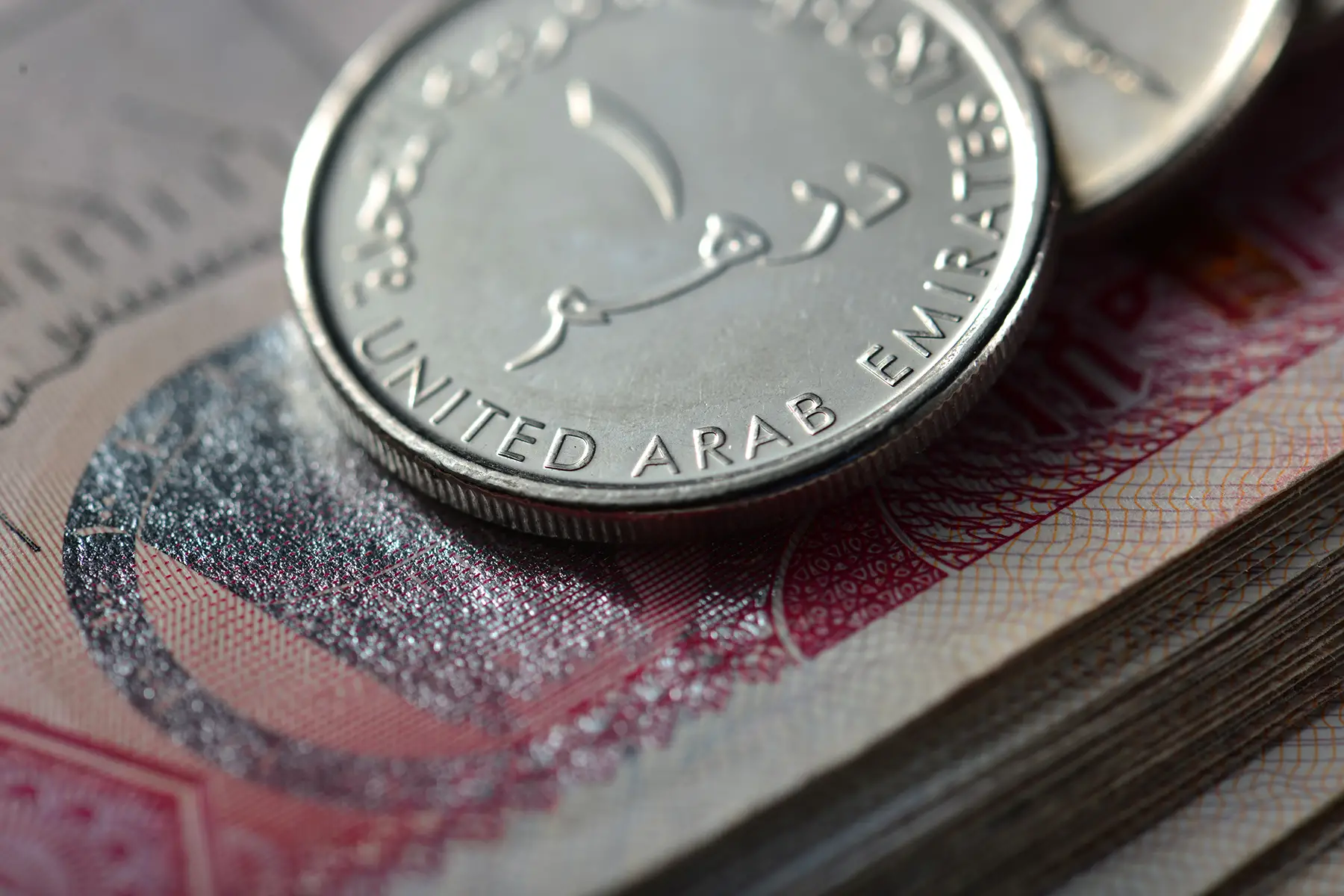 Dirham notes and coins