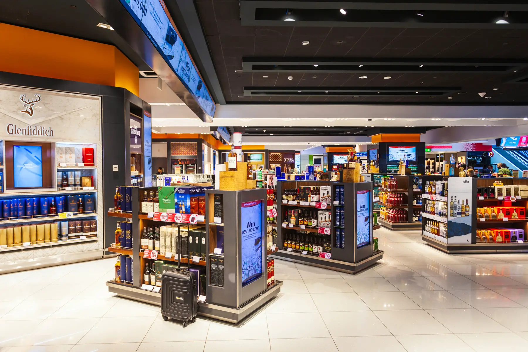 Duty-free shop at Dubai International Airport