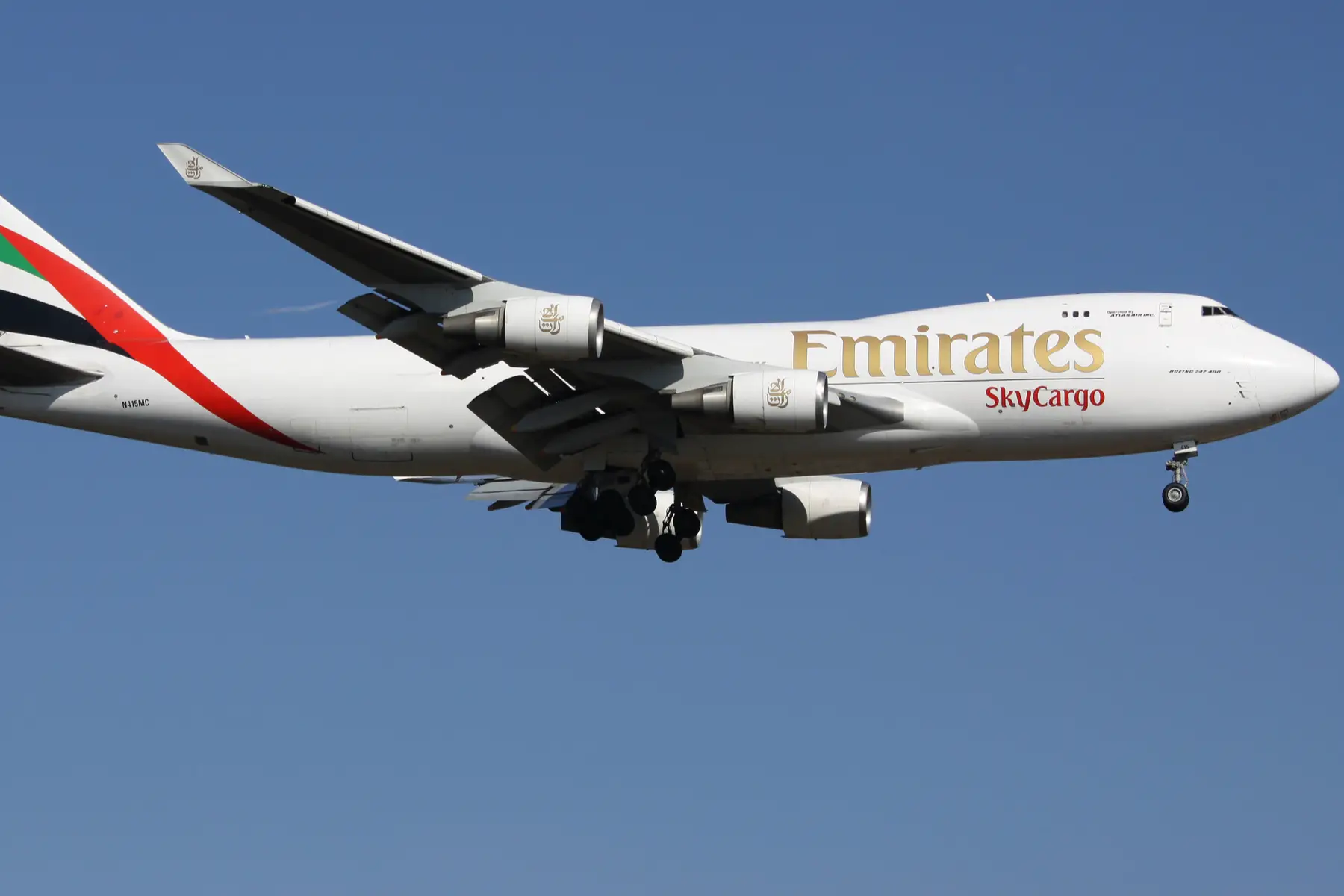 removals to UAE: Emirates SkyCargo plane 