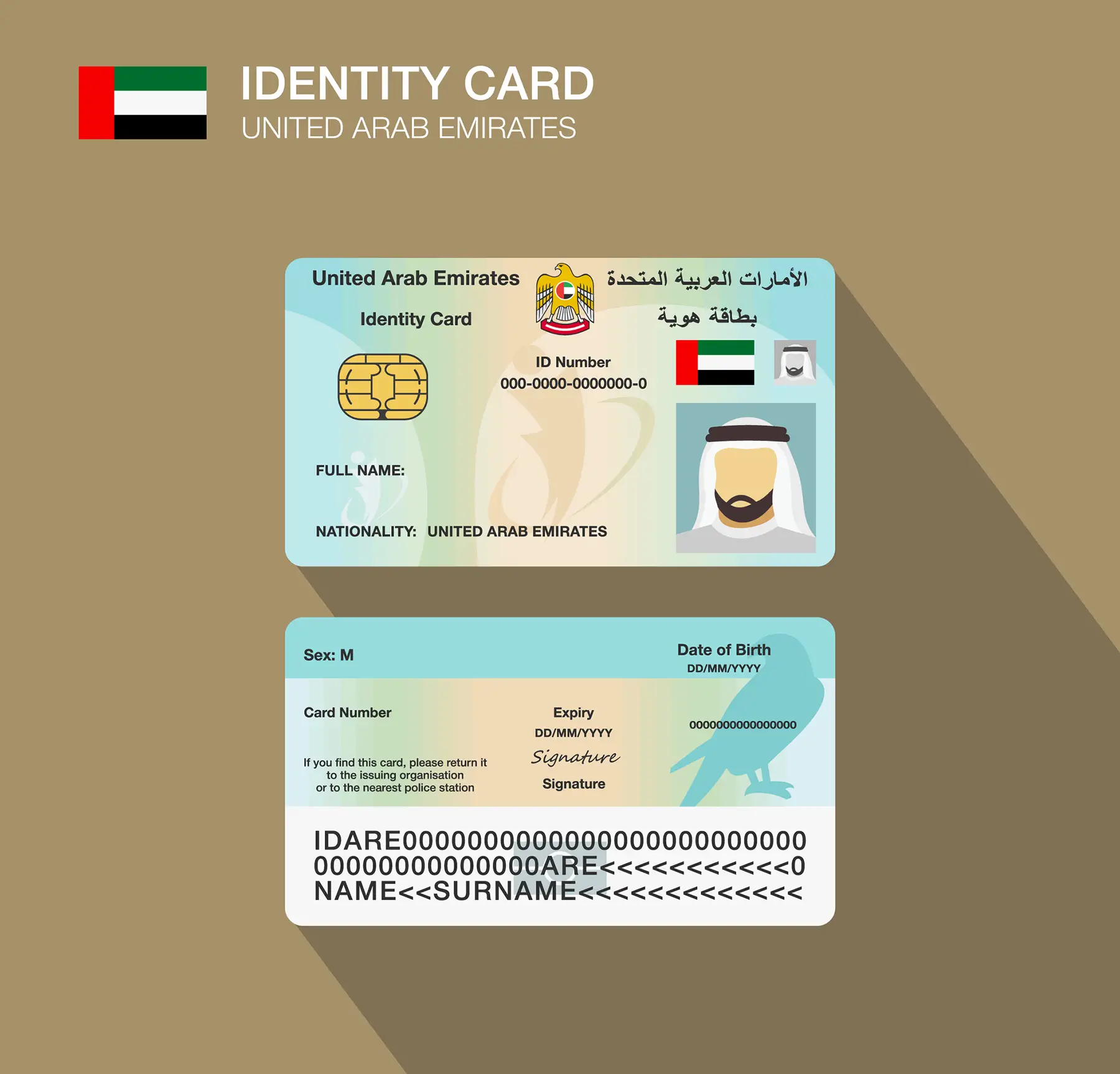 Emirates ID sample