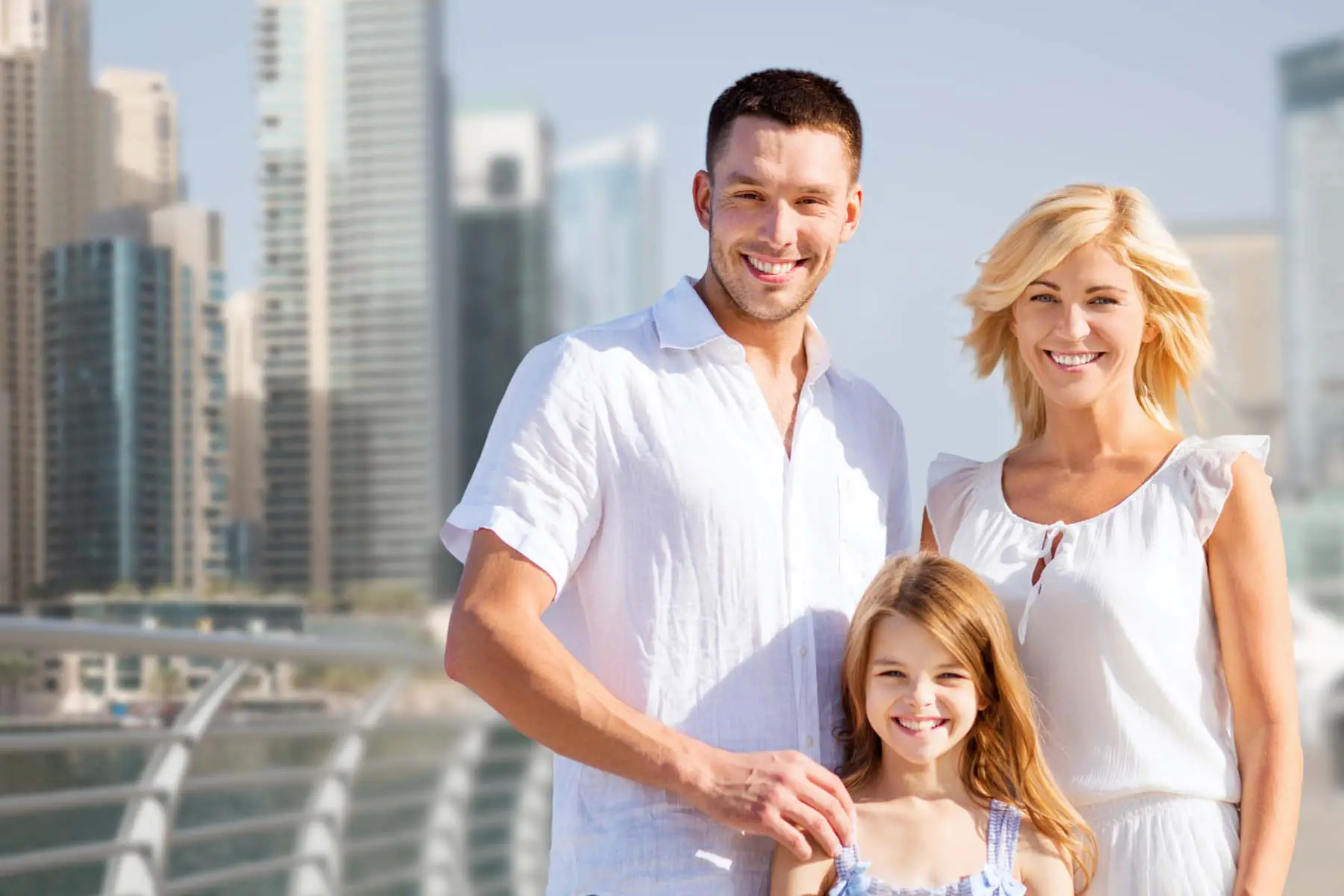Family in Dubai