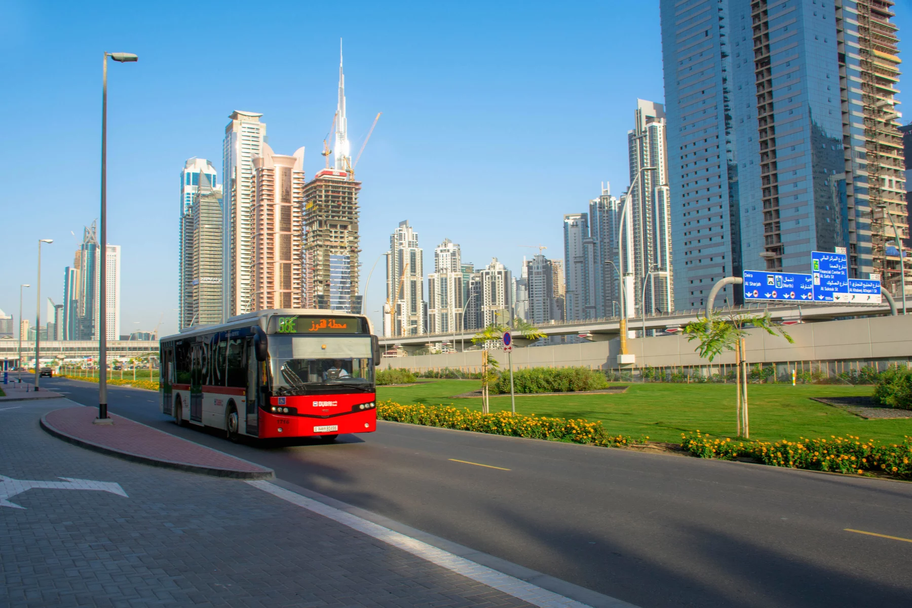 Public bus in the UAE