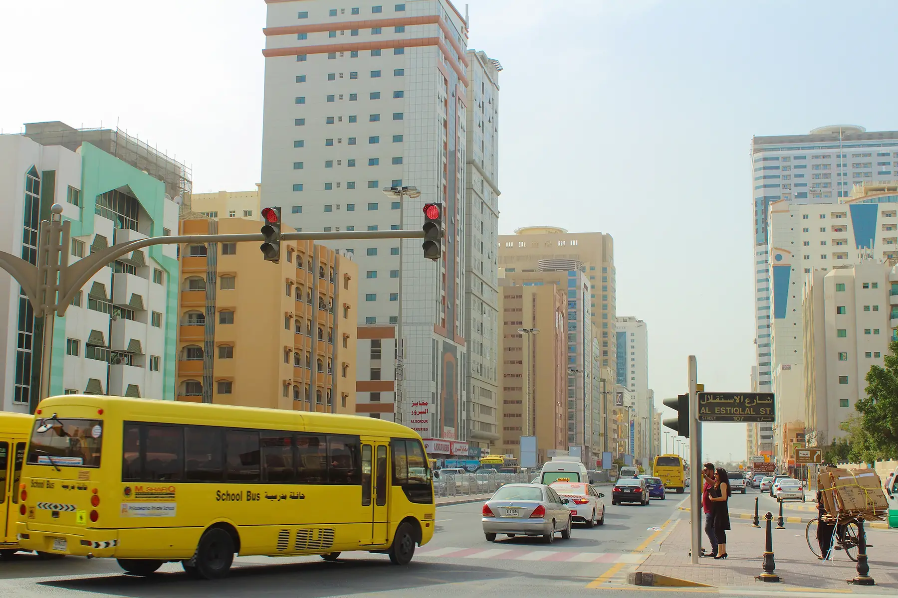 School bus in Sharjah