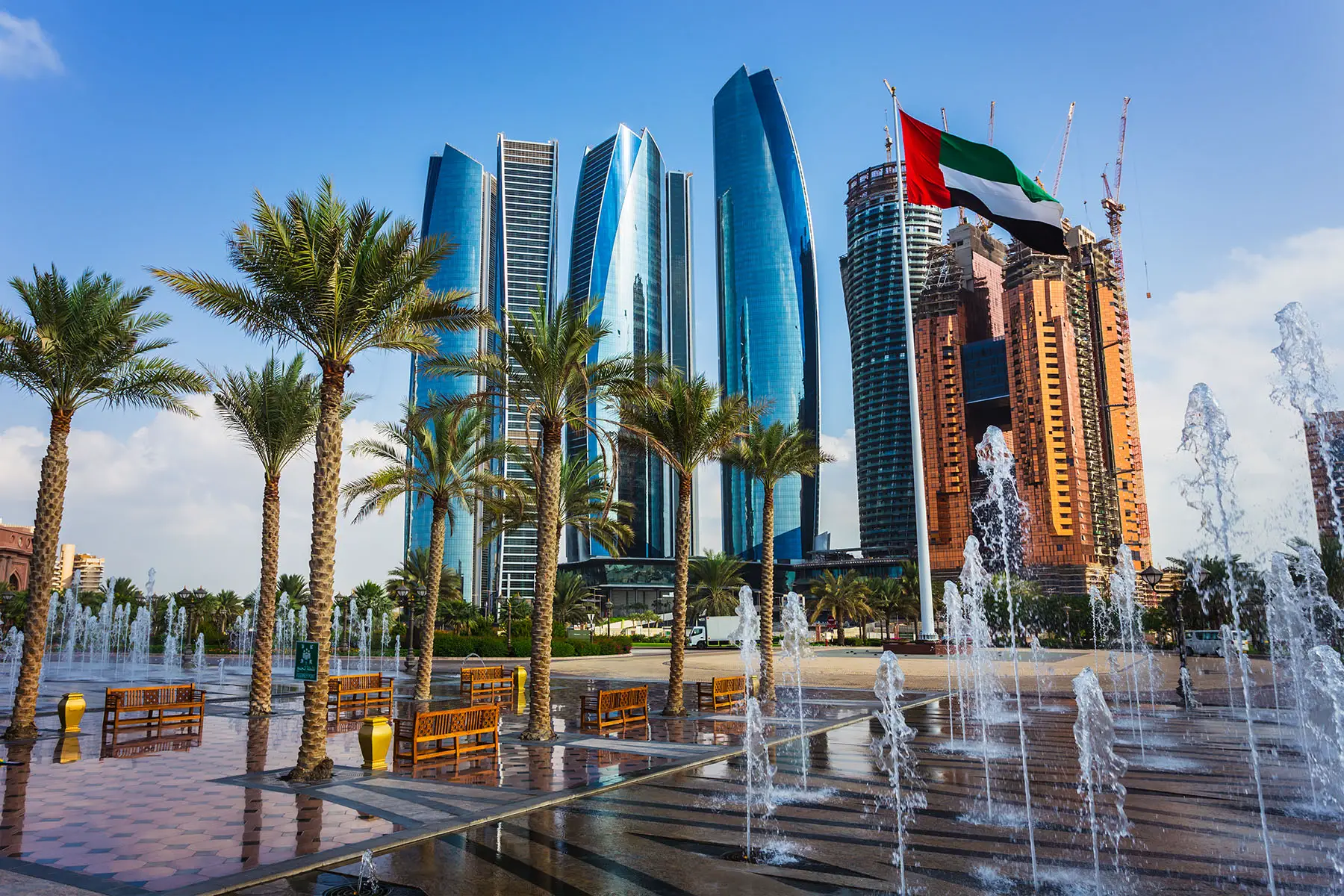 Skyscrapers in Abu Dhabi, United Arab Emirates
