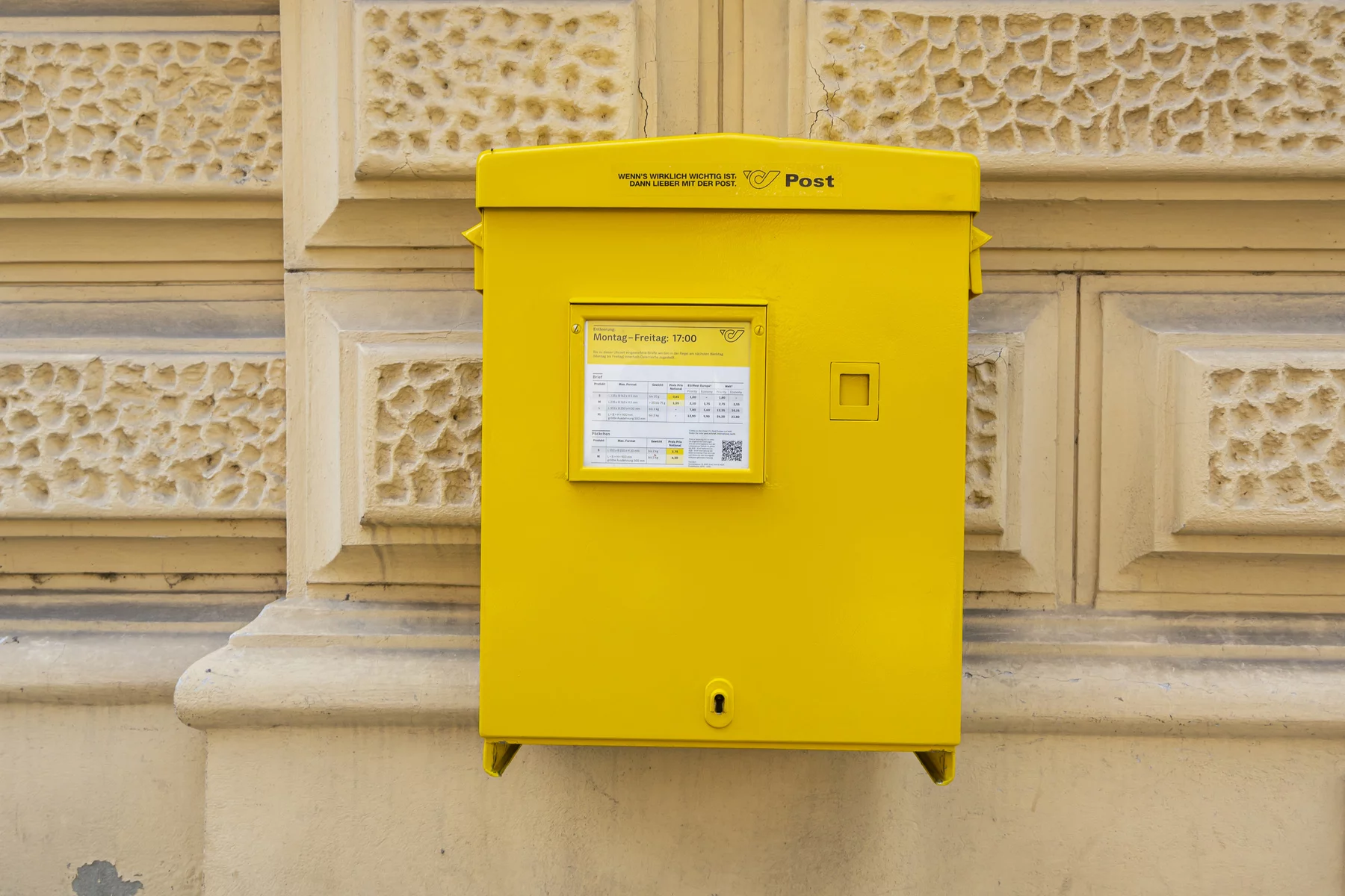 An Austrian post box in Graz
