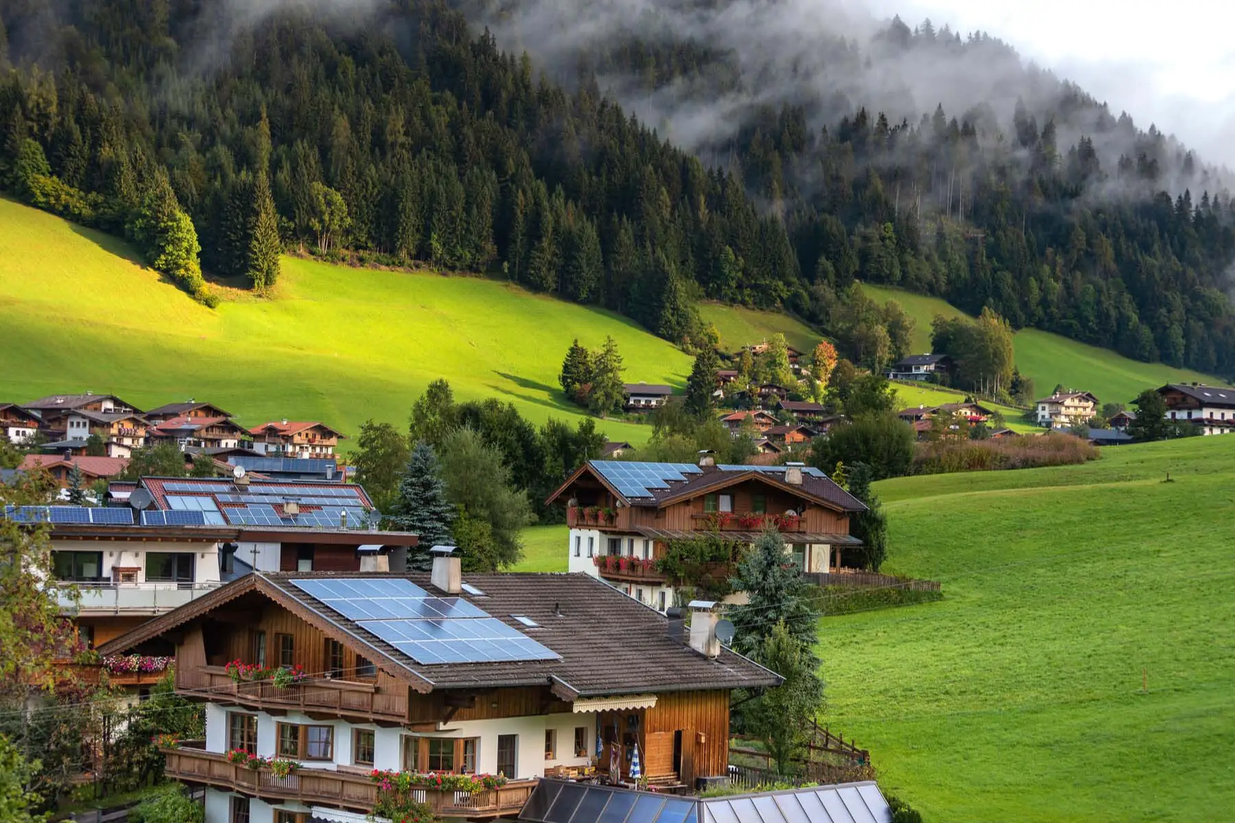 austrian mountain village