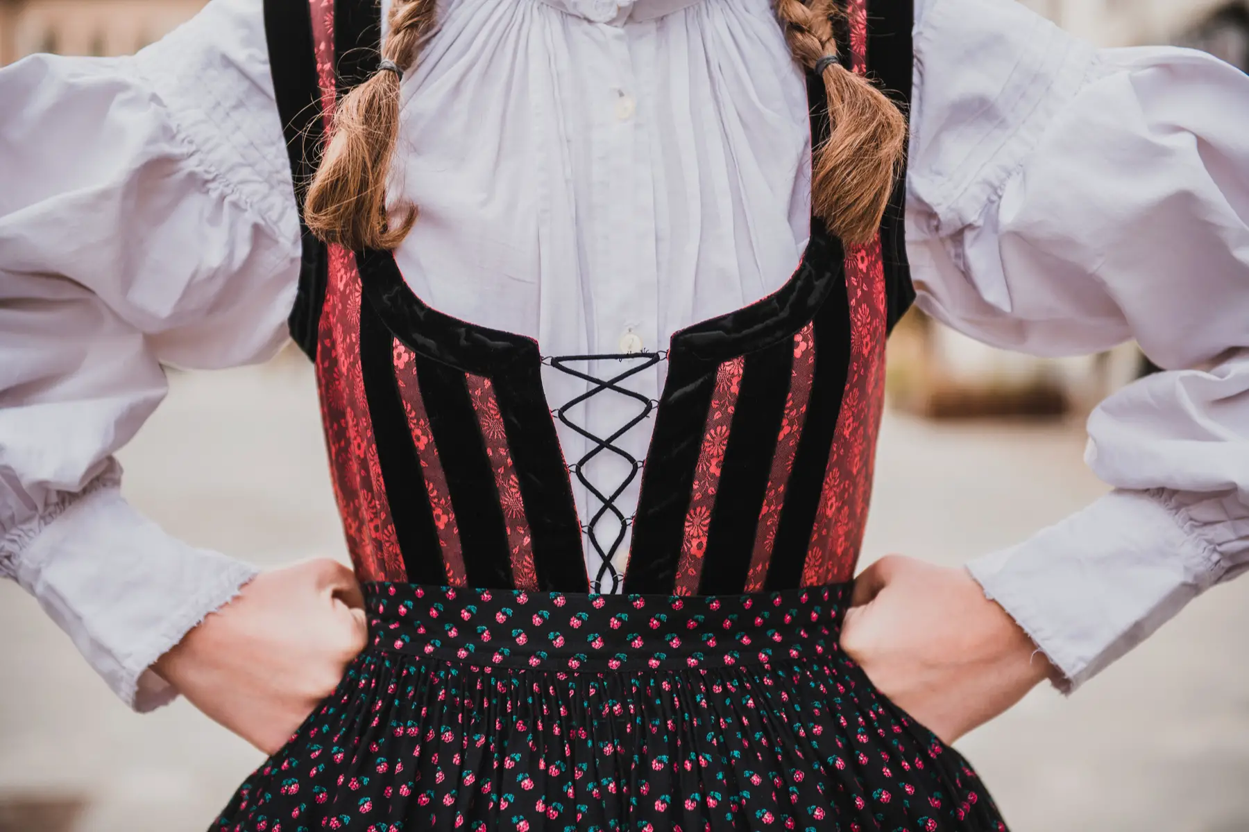 Dirndl with a contemporary design