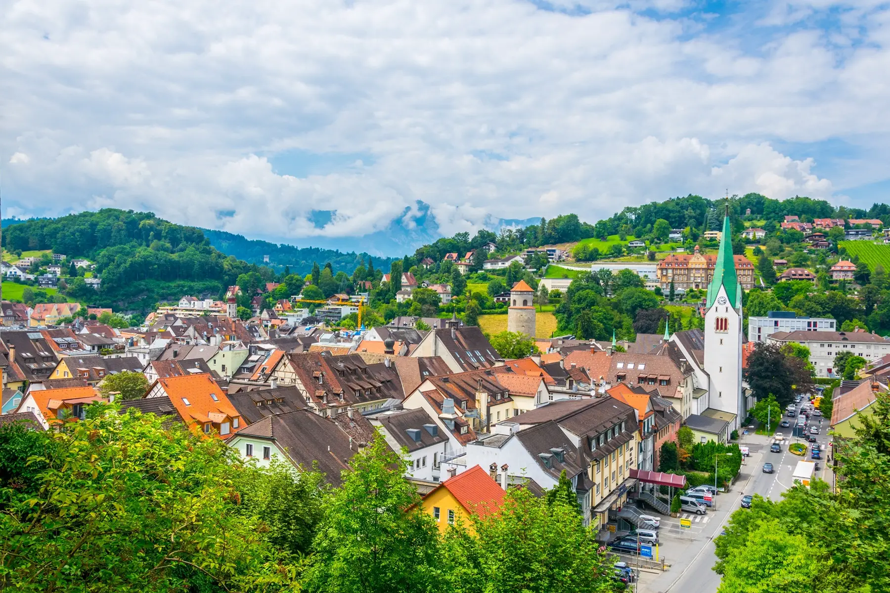 Feldkirch skyline