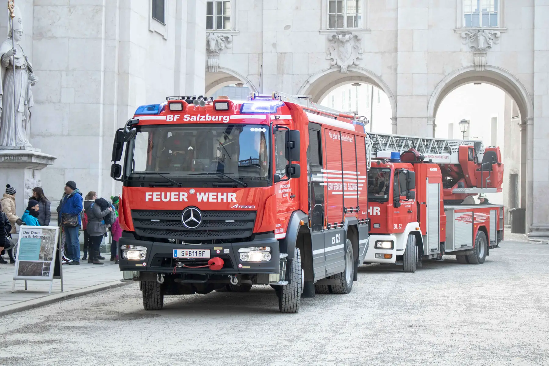 Feuerwehr truck in Salzburg