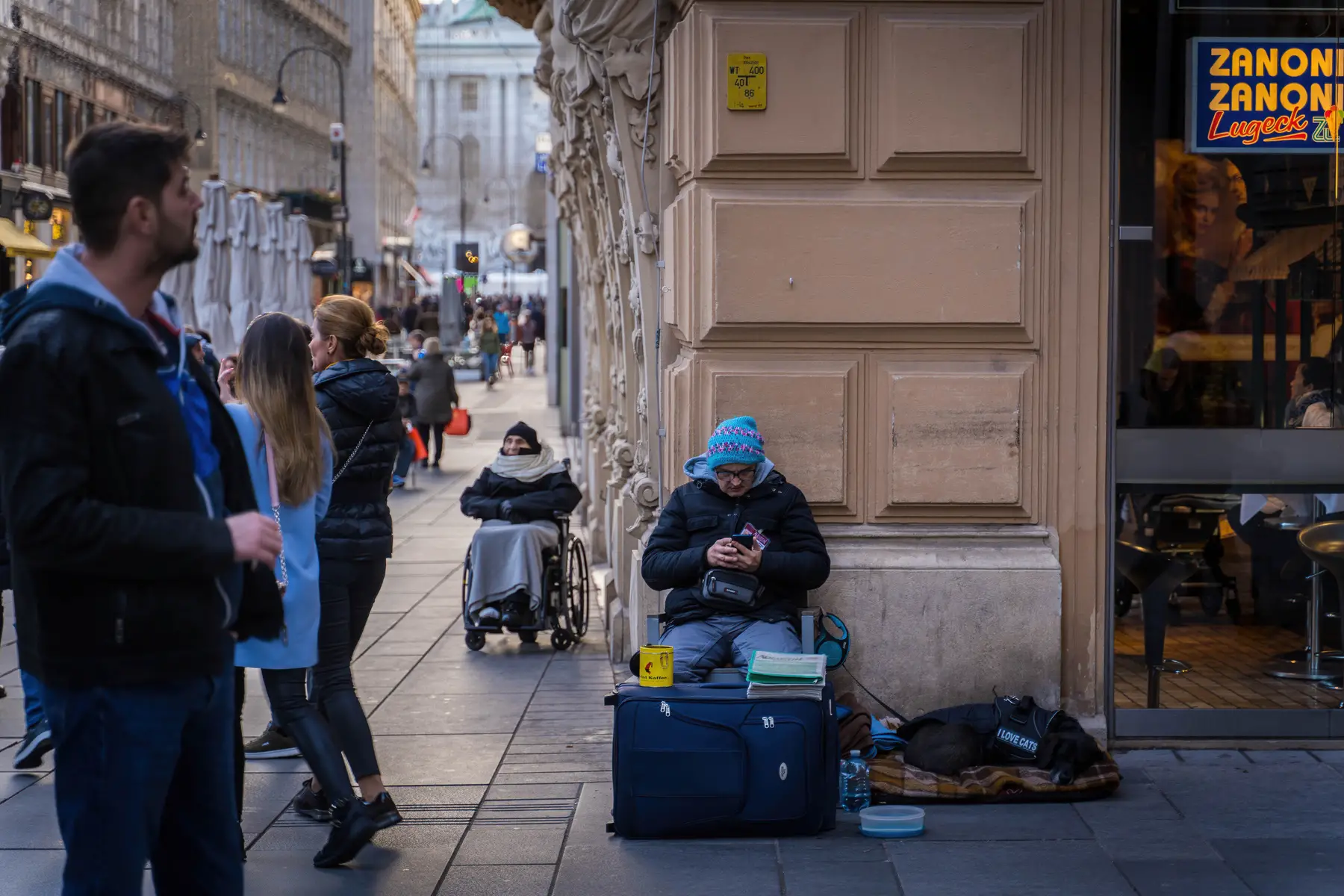 Homeless people in Vienna
