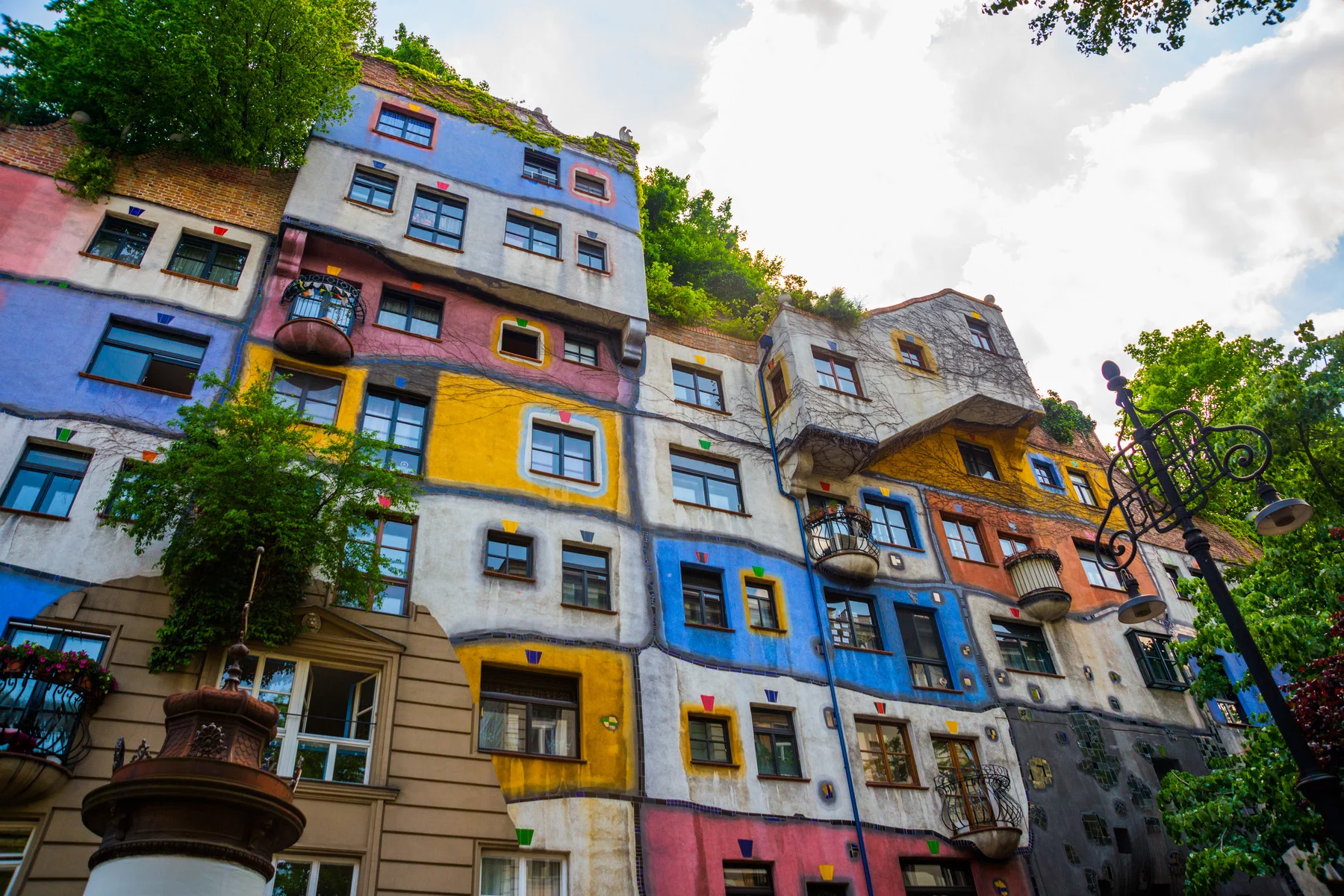 Hundertwasser apartments in Austria