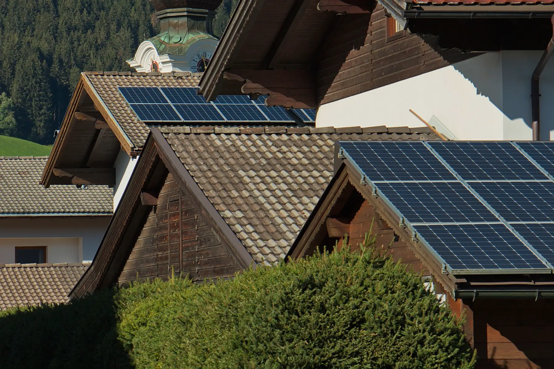 Rooftop solar panels Austria