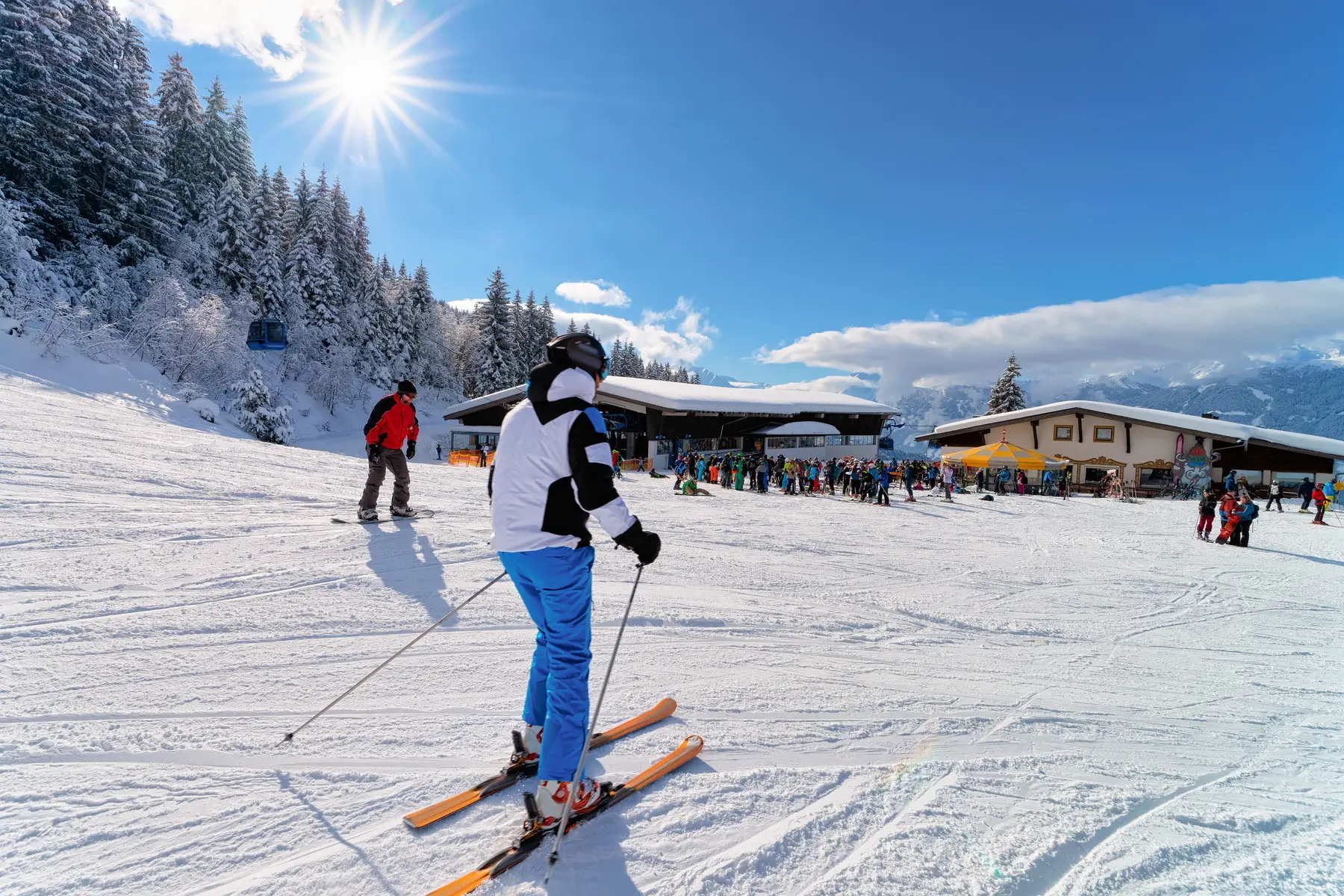 Ski slope in Austria