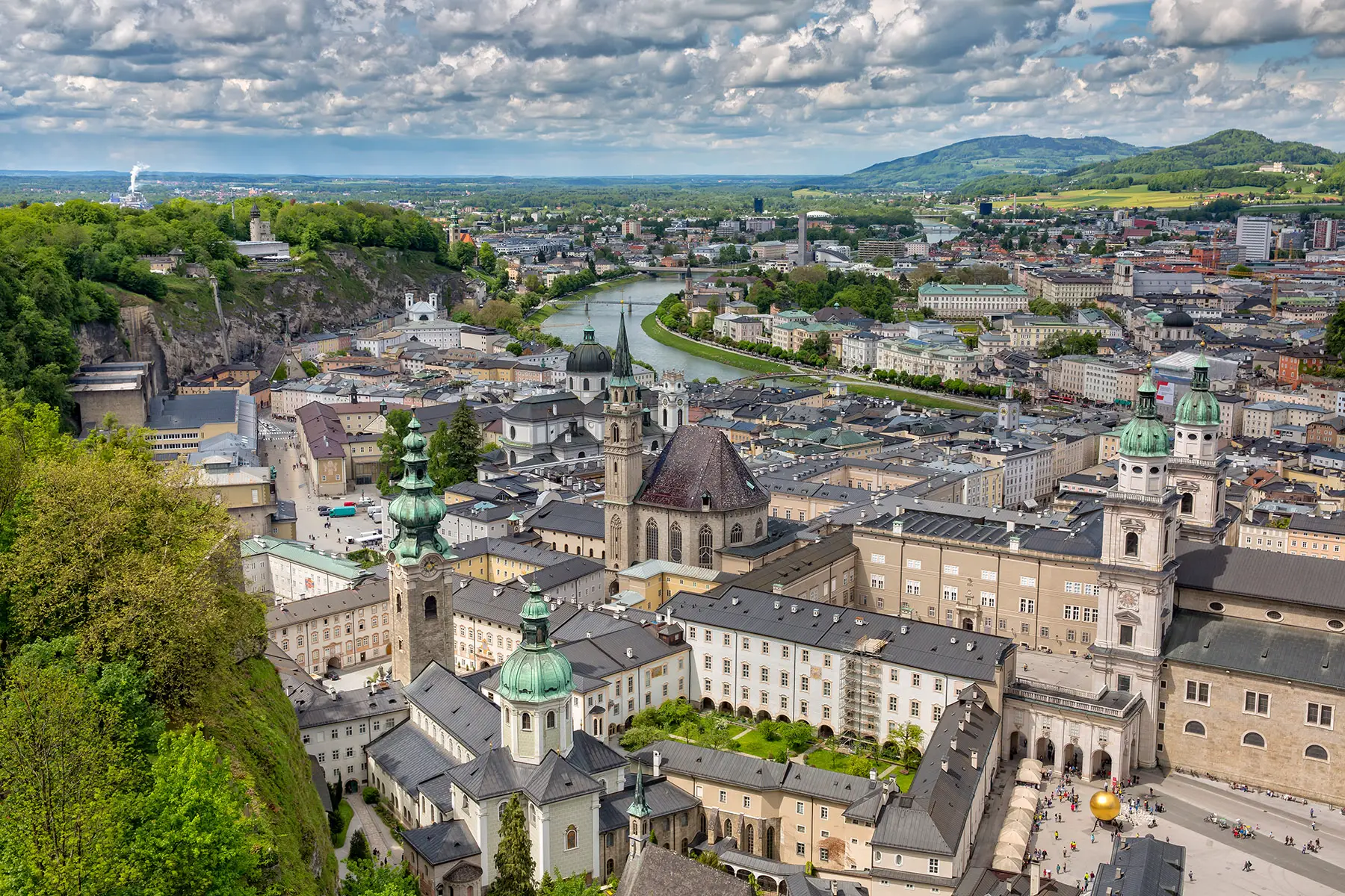 Skyline of Salzburg