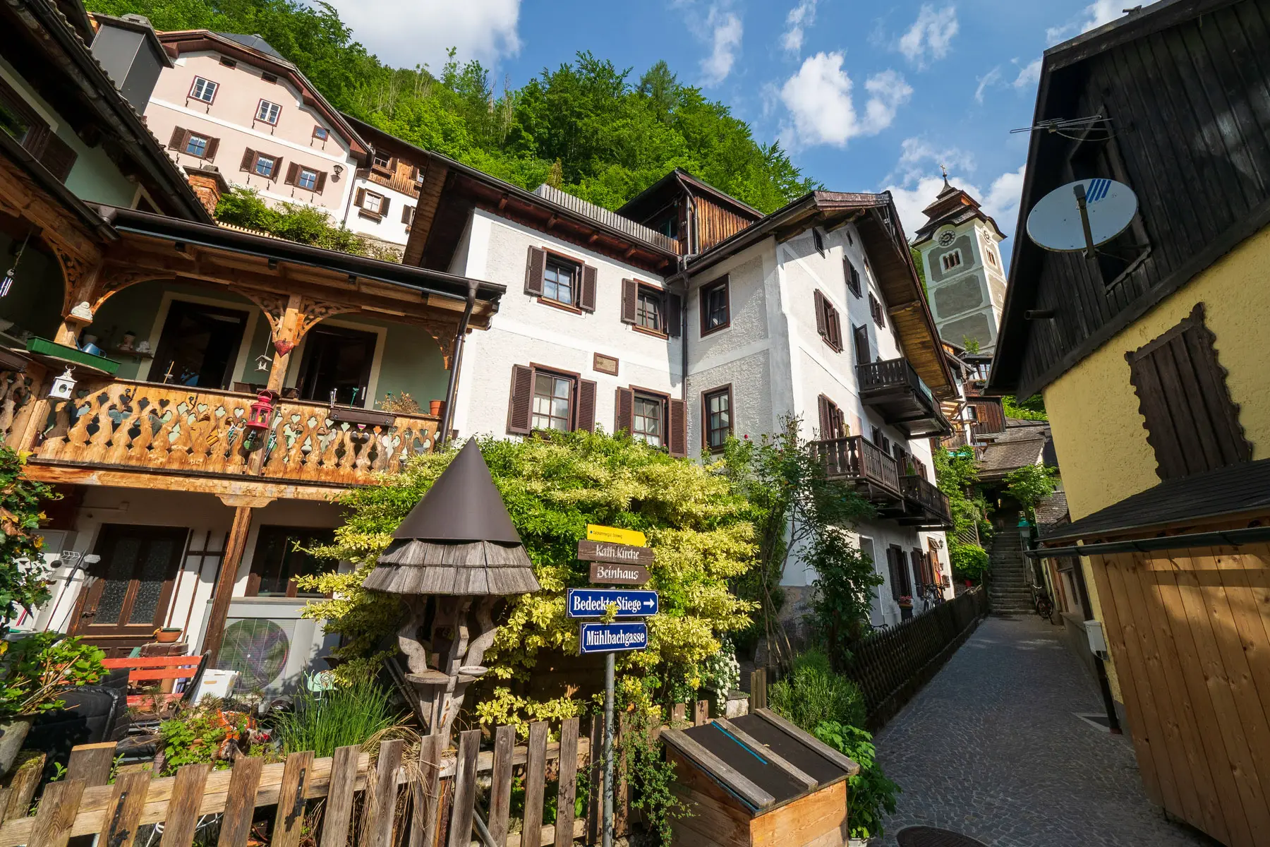 Traditional homes in Austria