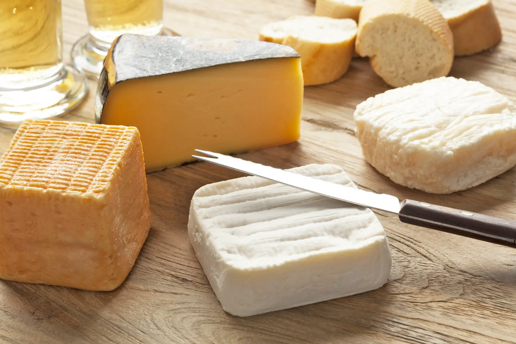Traditional Belgian cheese board