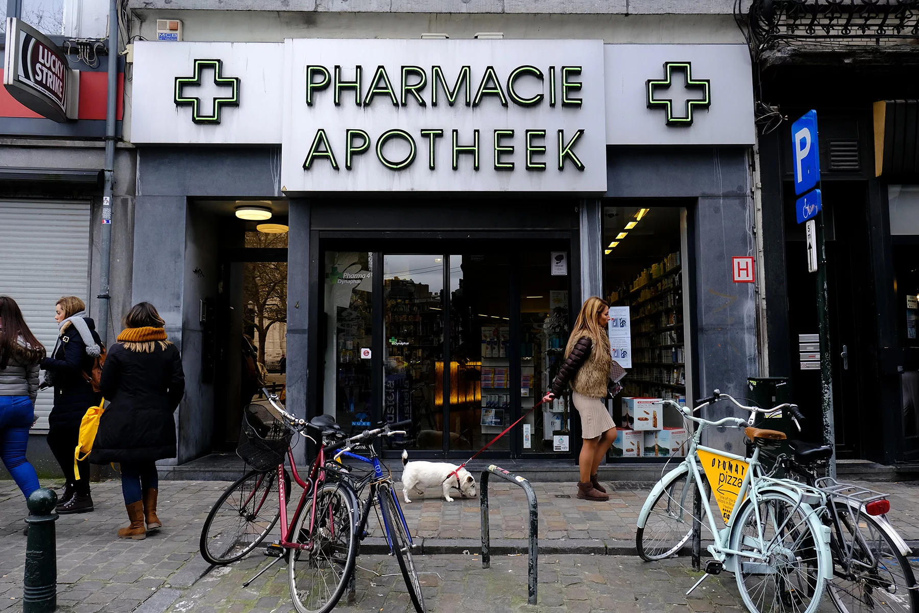 A pharmacy in Brussels, Belgium