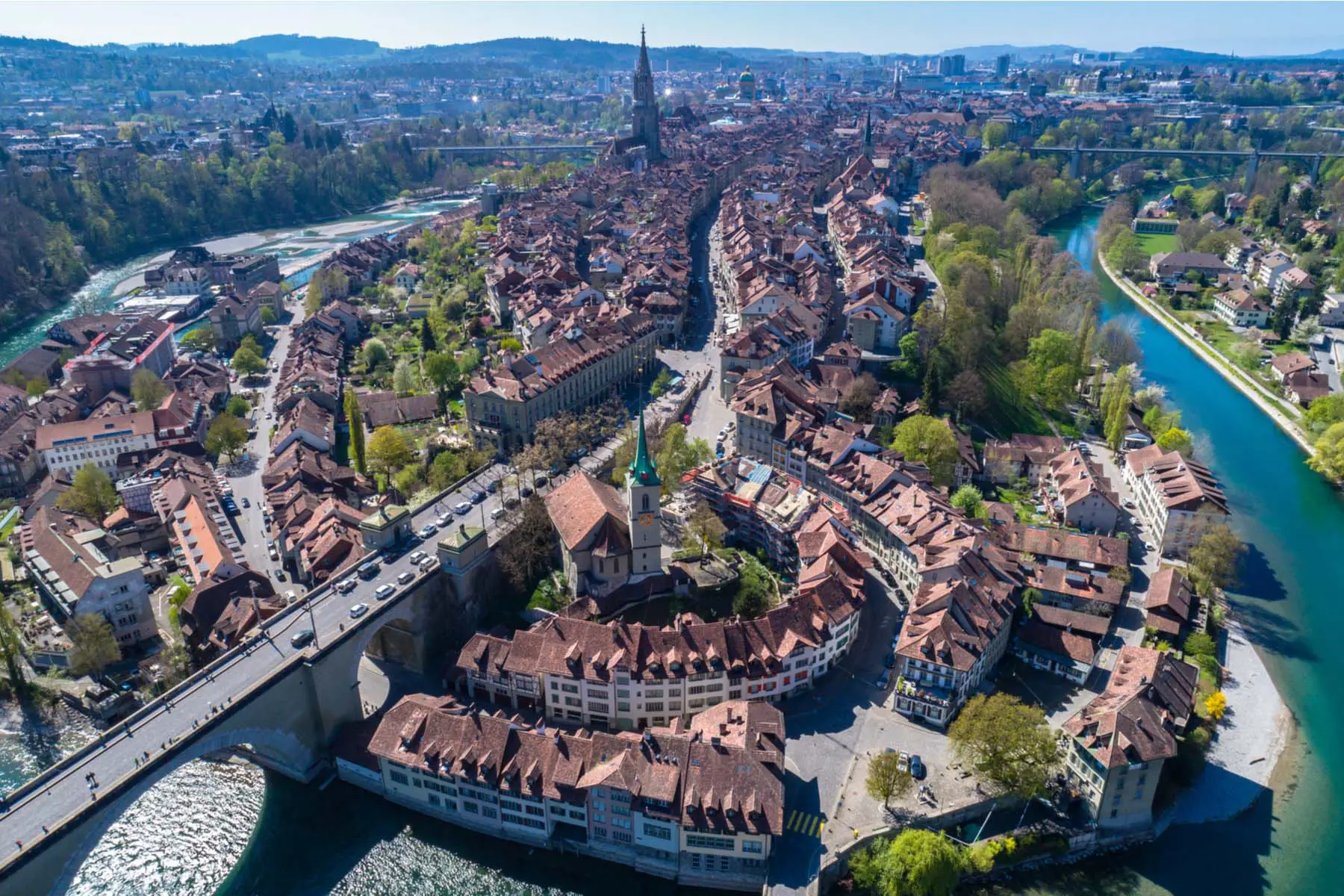 Bern from above