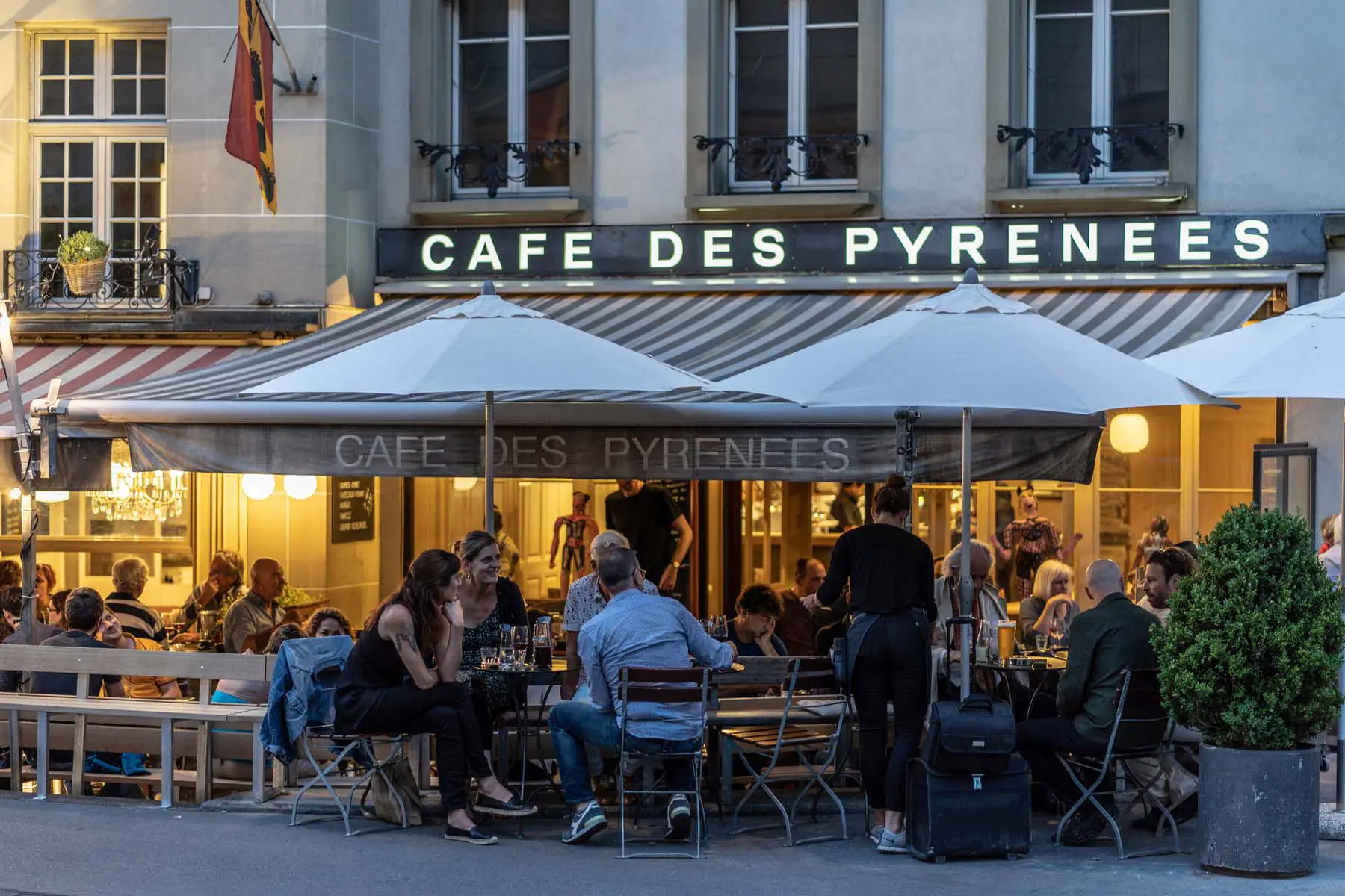cafe in Switzerland