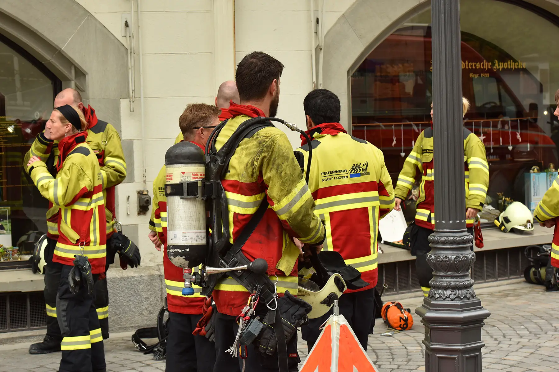 Fire brigade in Lucerne