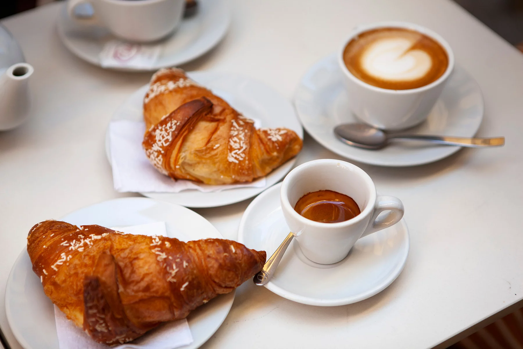 swiss diet: Gipfeli and coffee