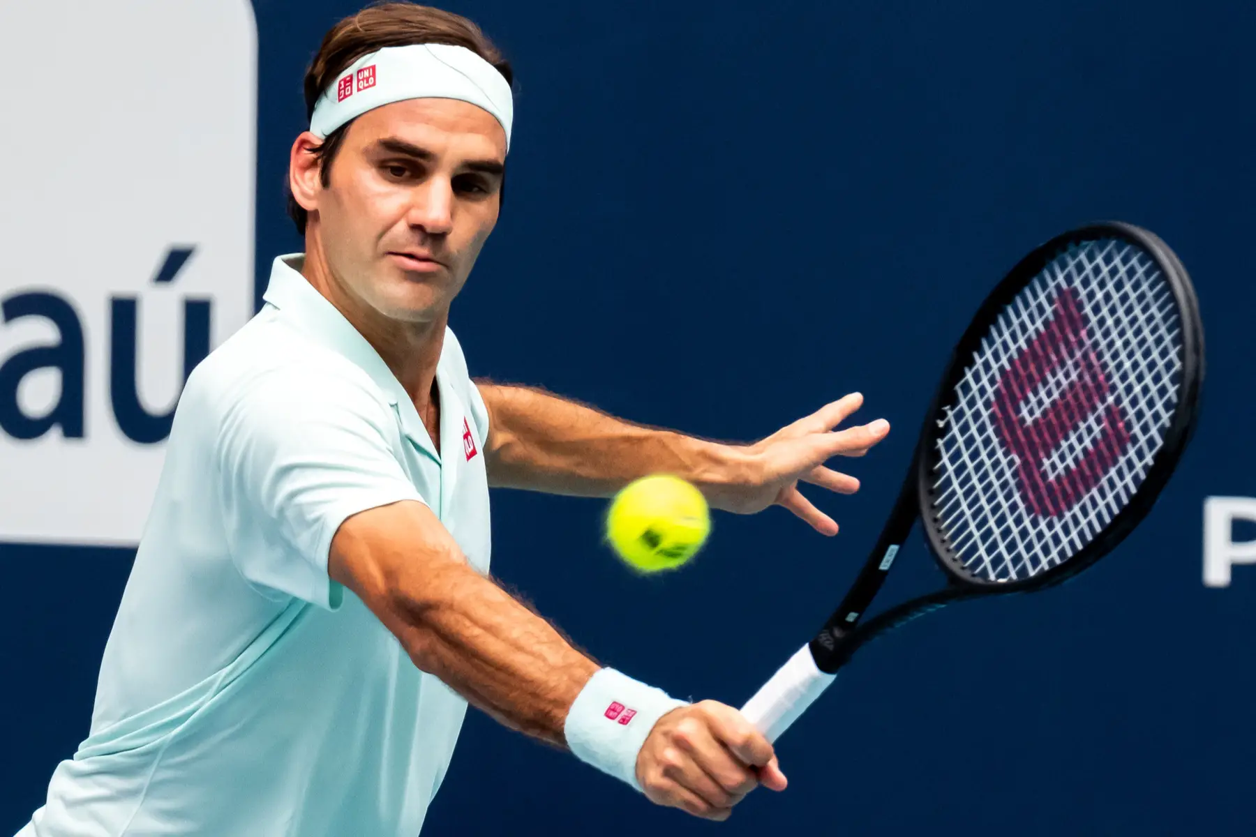 Roger Federer at the Miami Open
