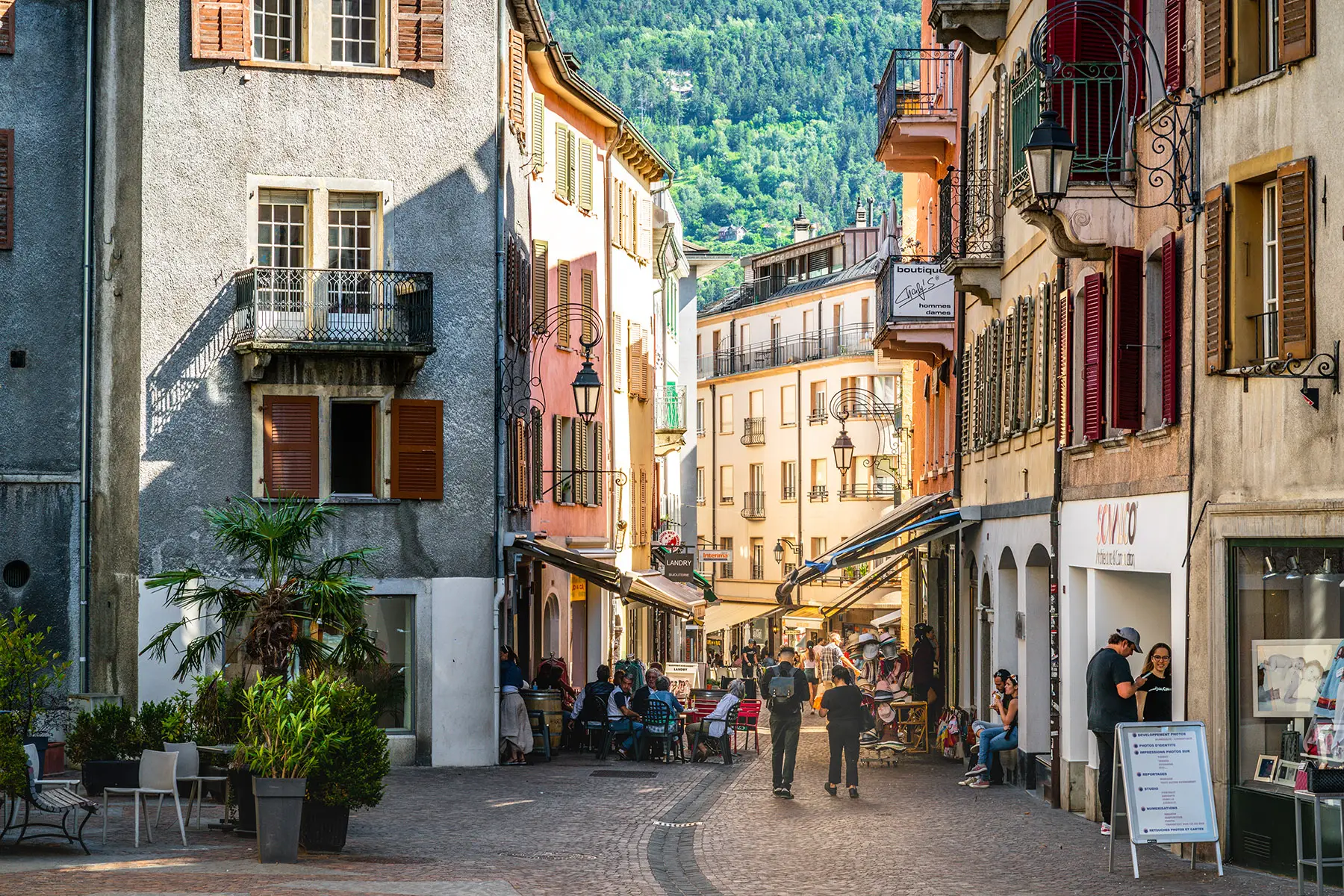 Sion, the capital of Valais