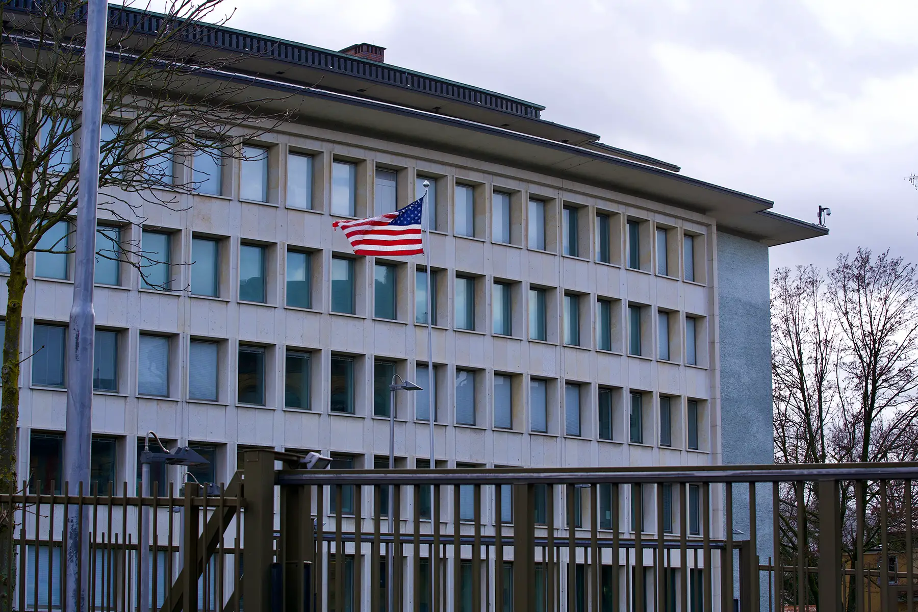 The US Embassy in Bern, Switzerland