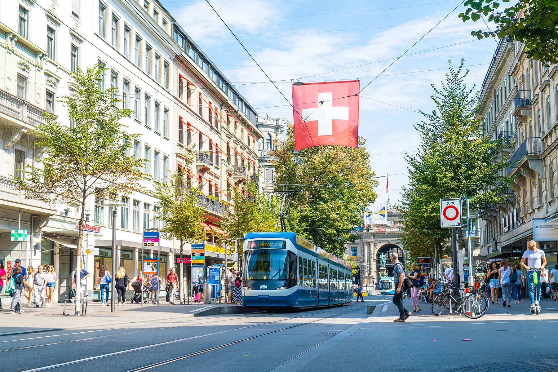 Zurich street scene