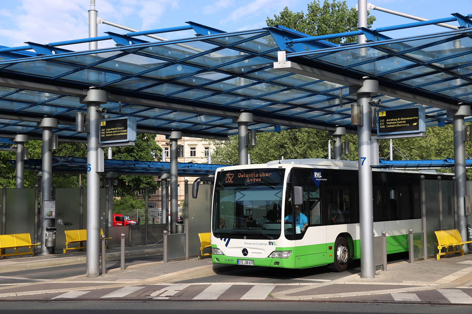 Bus station in Chemnitz