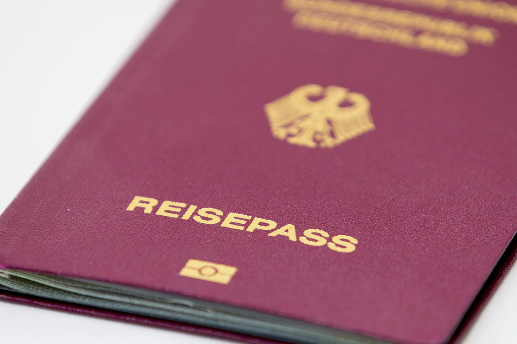 German passport cover