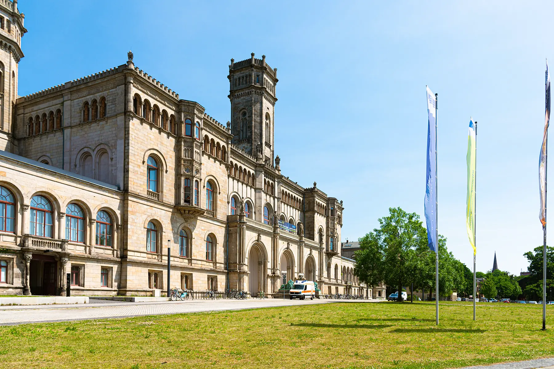 A building at Leibniz University in Hannover