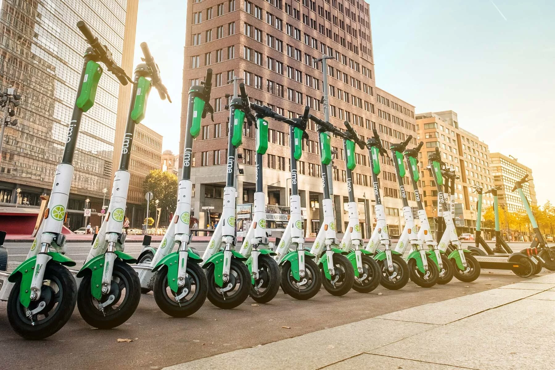 Lime e-scooters in Berlin