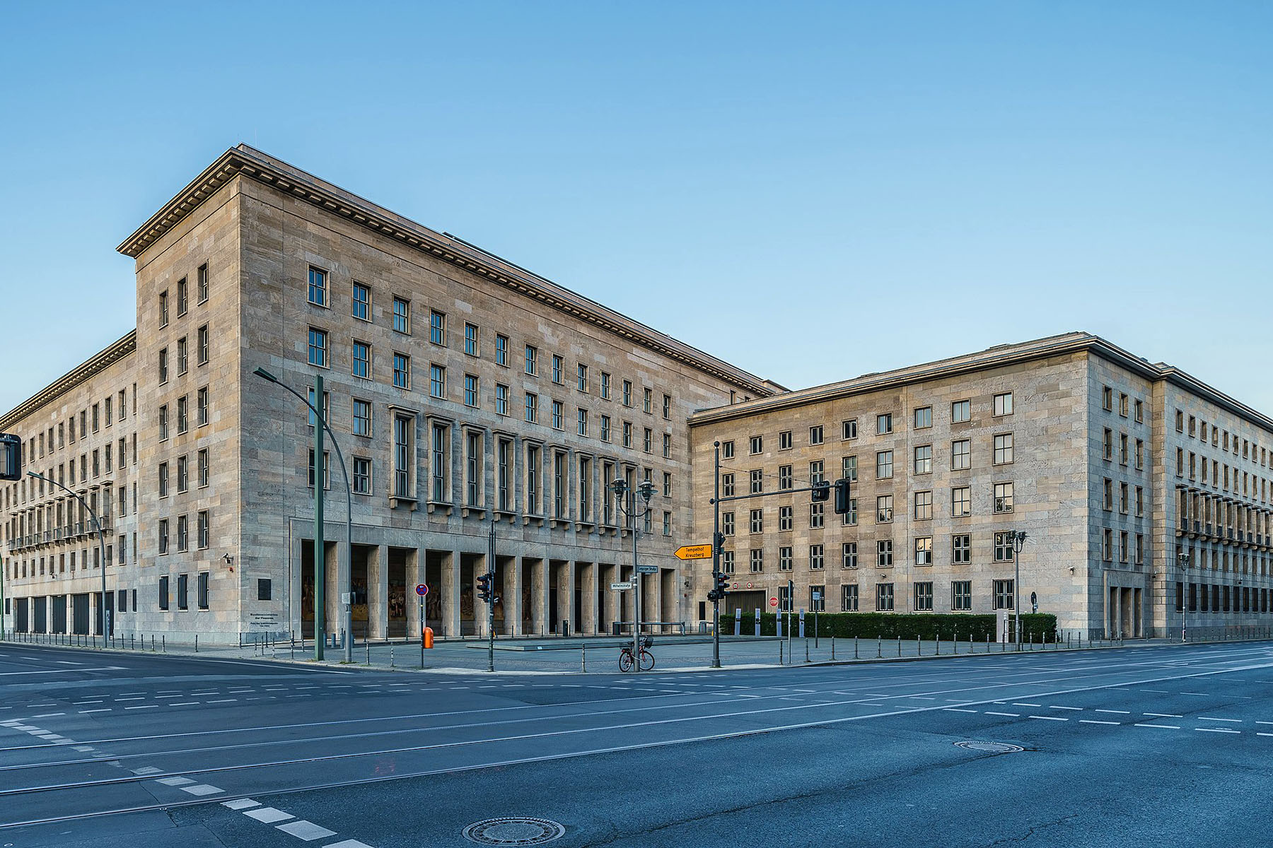 Building of the German Ministry of Finance in Berlin, Germany