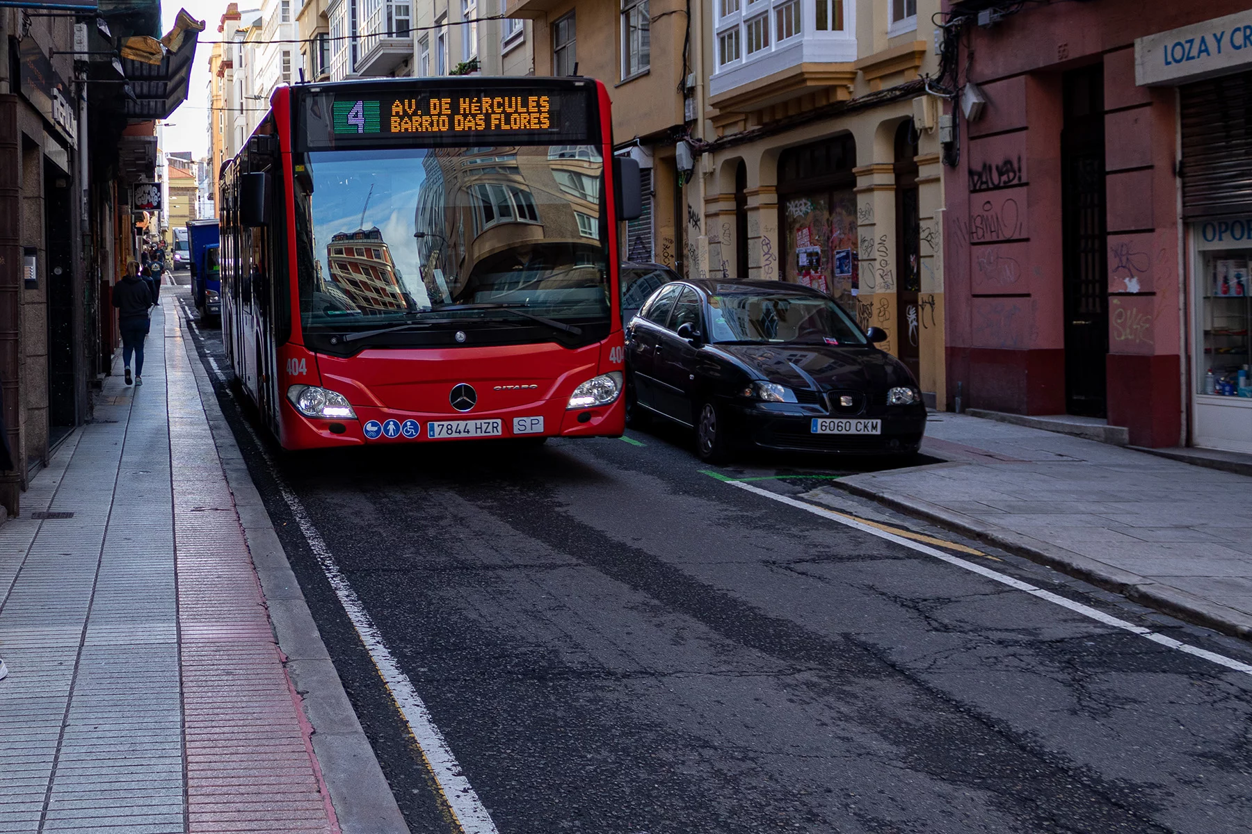 Bus in A Coruña