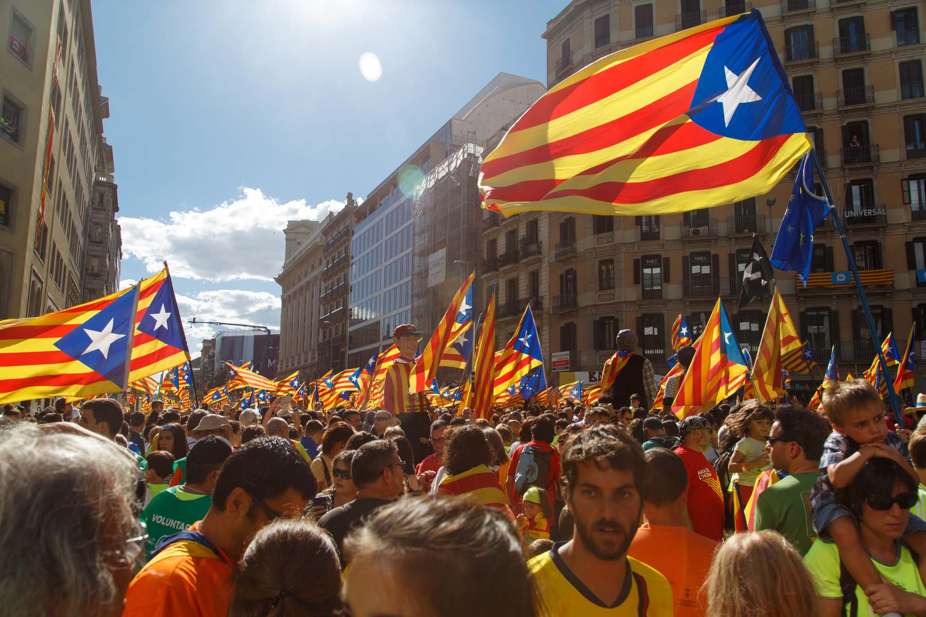 Catalan independence march
