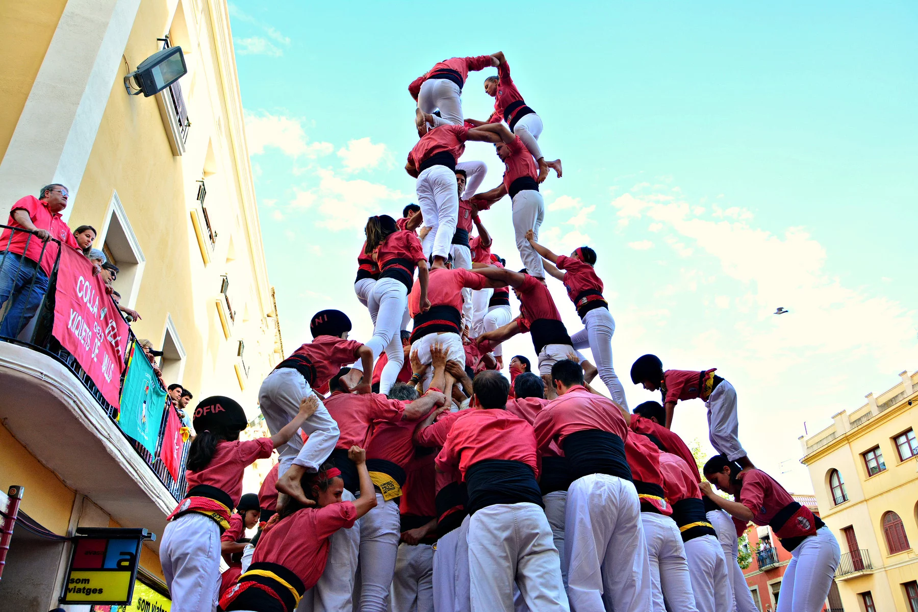 Catalan tradition of the human tower