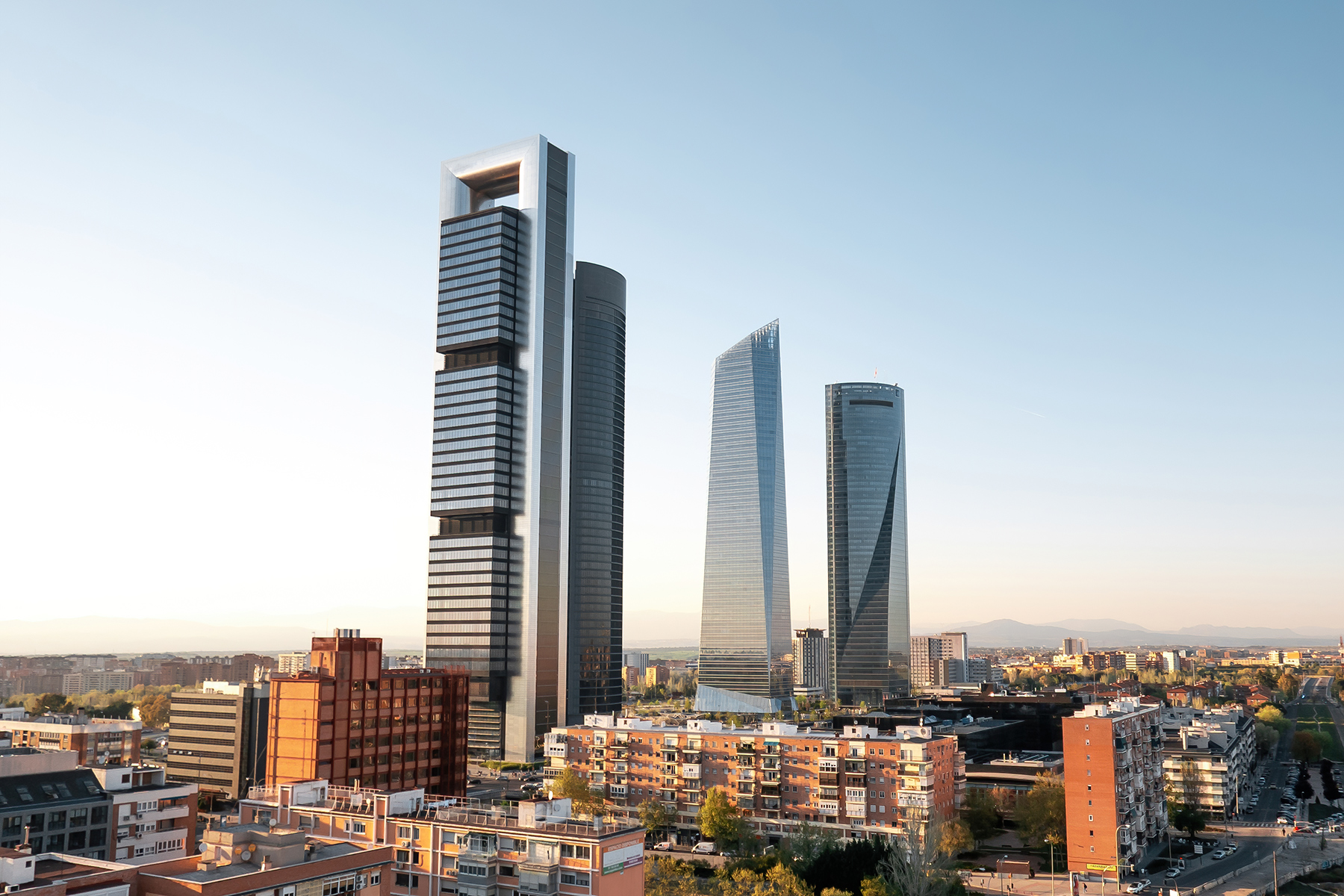 Four towers – Las cuatros torres in Madrid