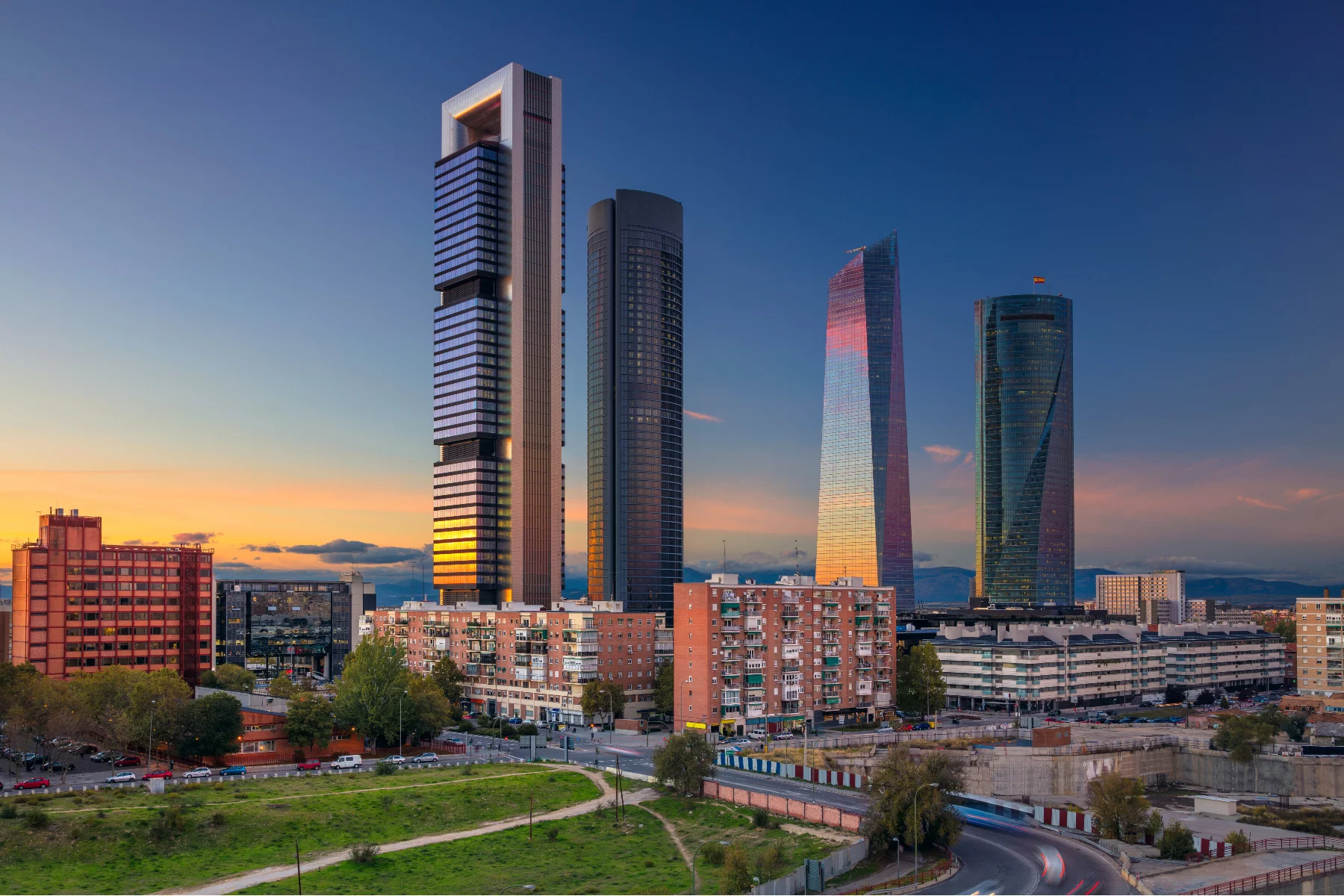 Madrid business district