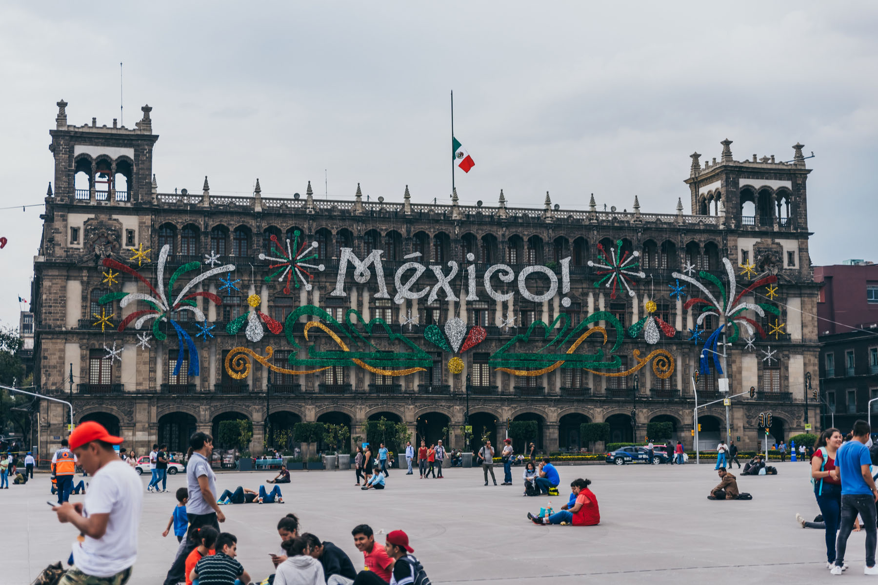 Zocalo Plaza in Mexico City 