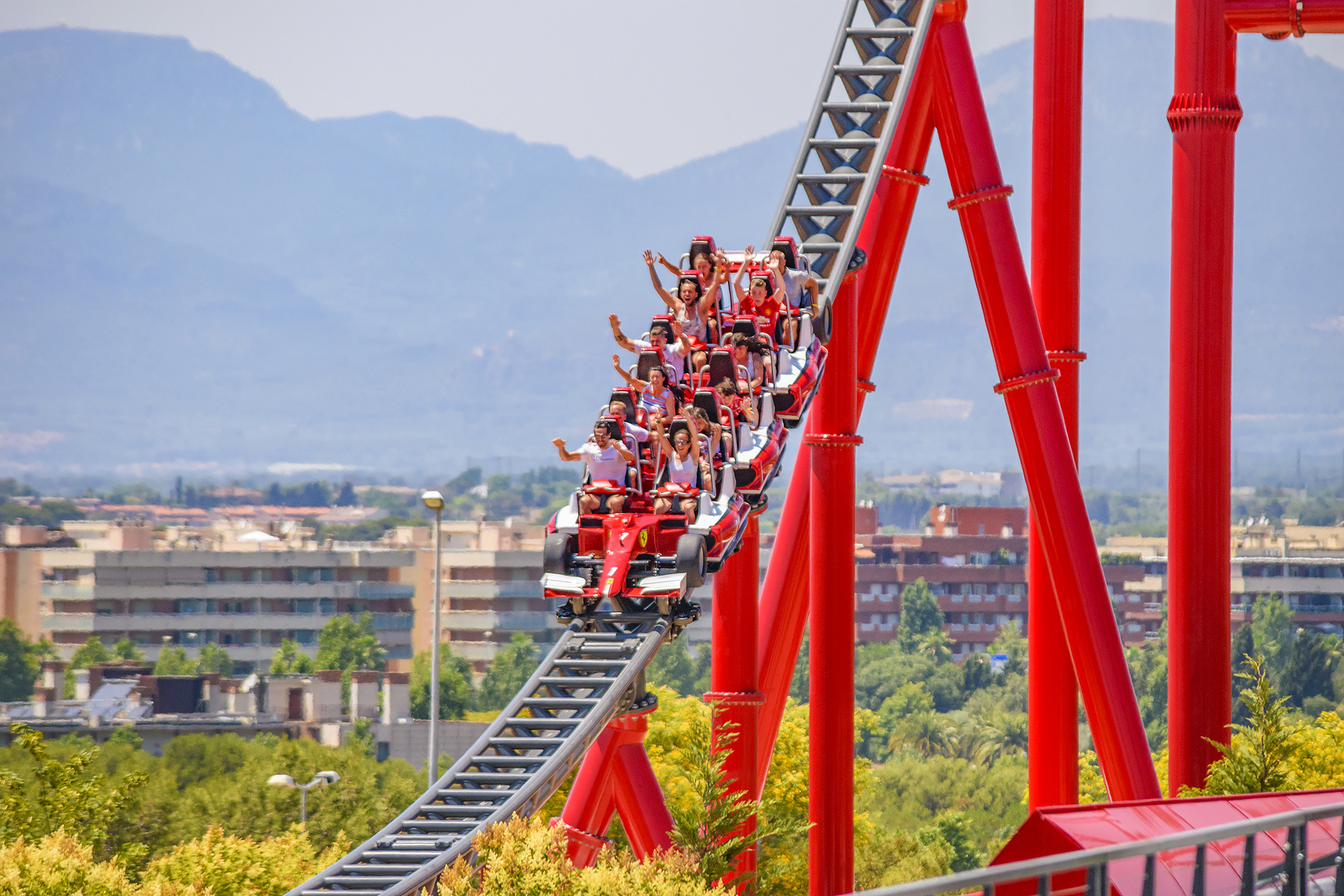 Red Force rollercoaster