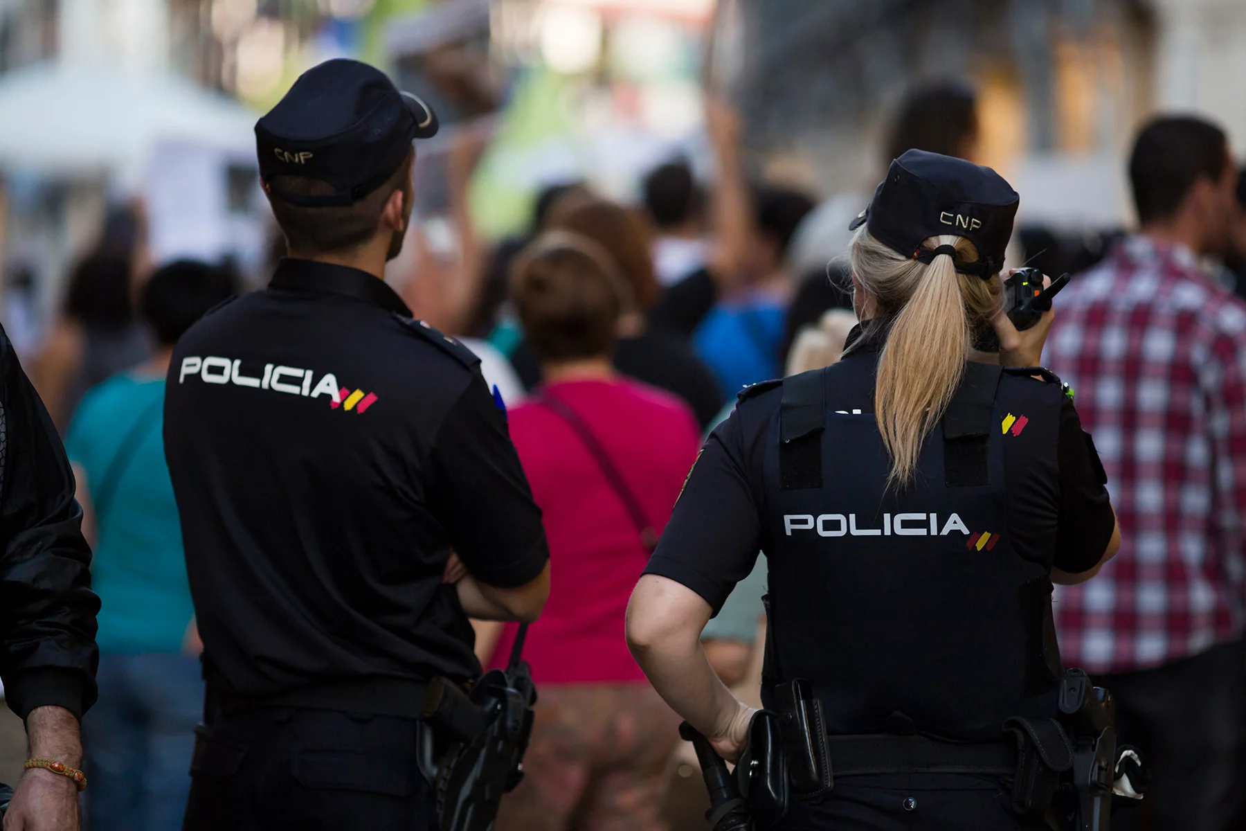 Spanish police officers