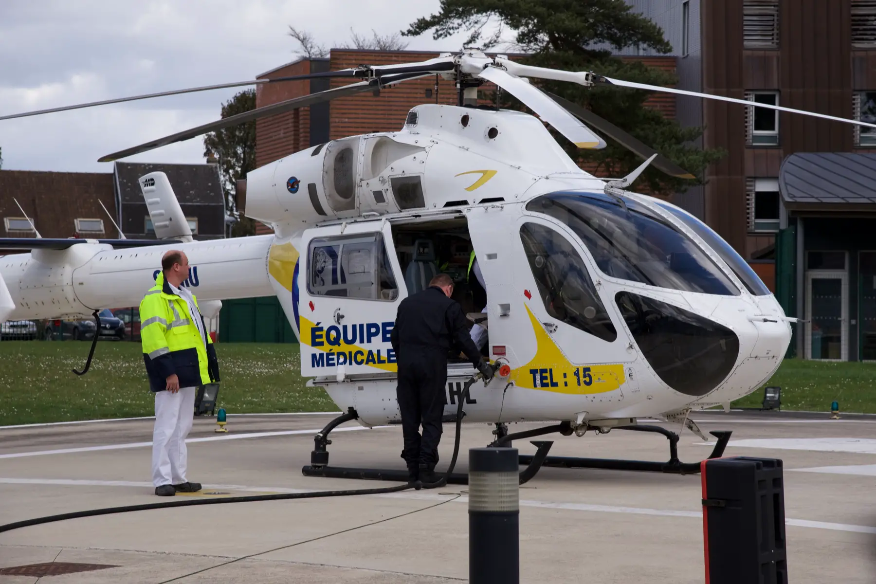 air ambulance based at Arras Hospital in northern France
