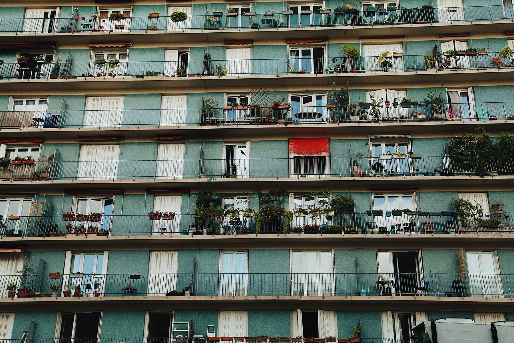 Apartment building in the 5e Arrondissement in Paris, France