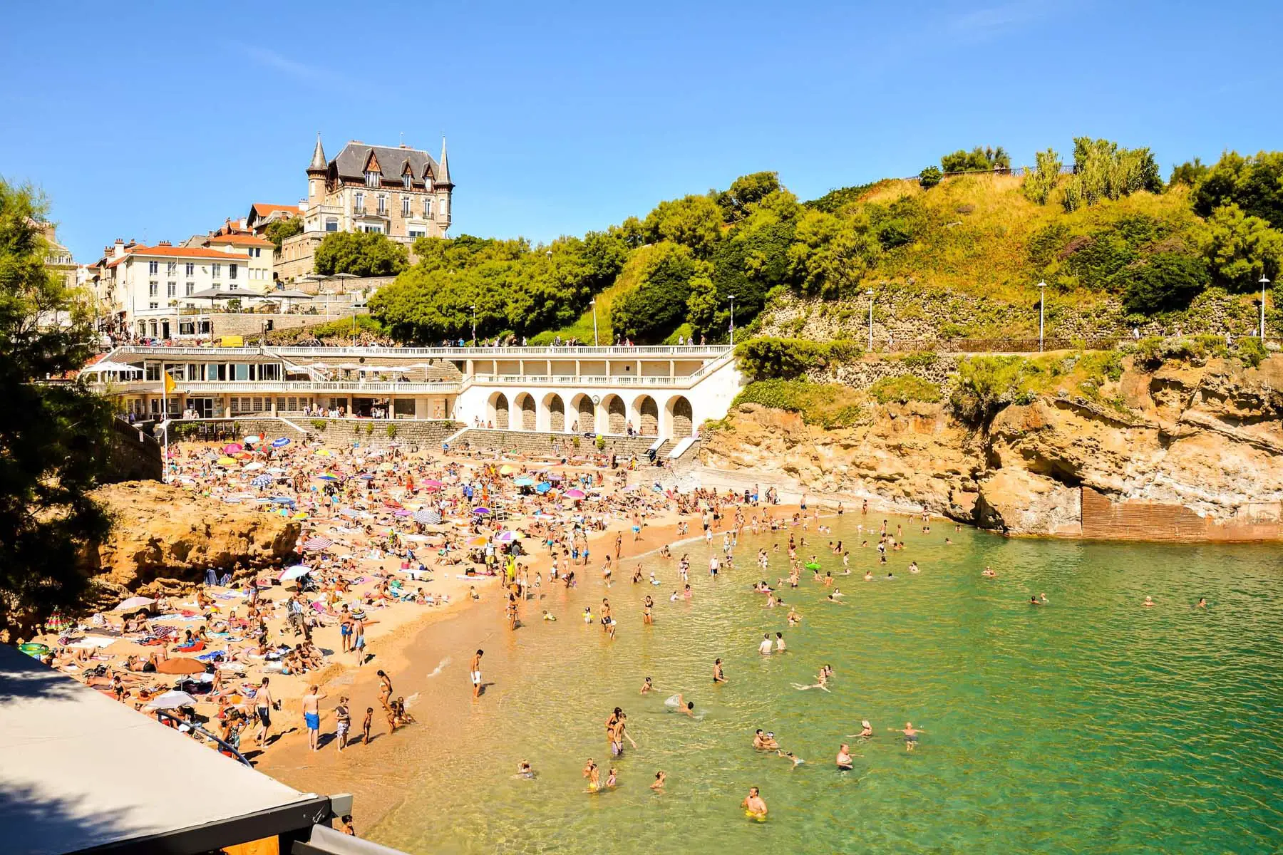 Biarritz beach