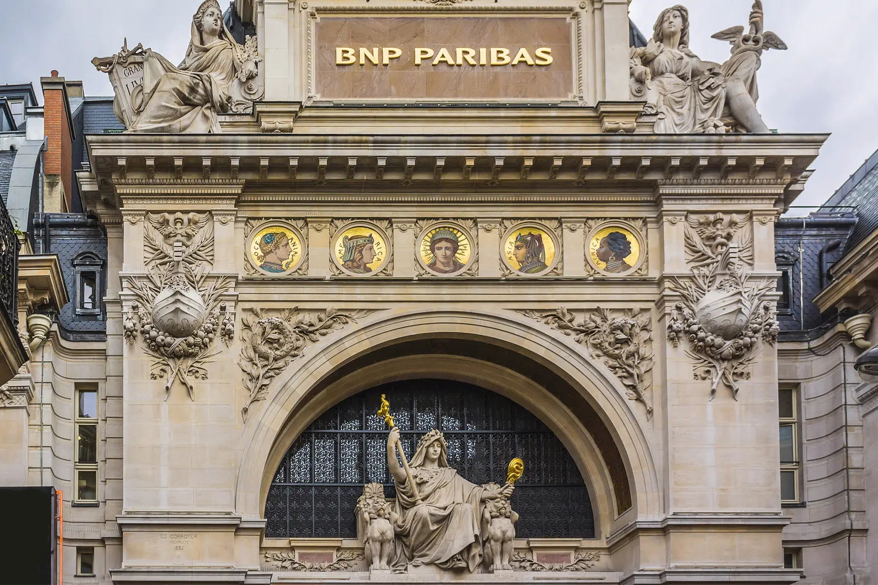 BNP Paribas building in Paris