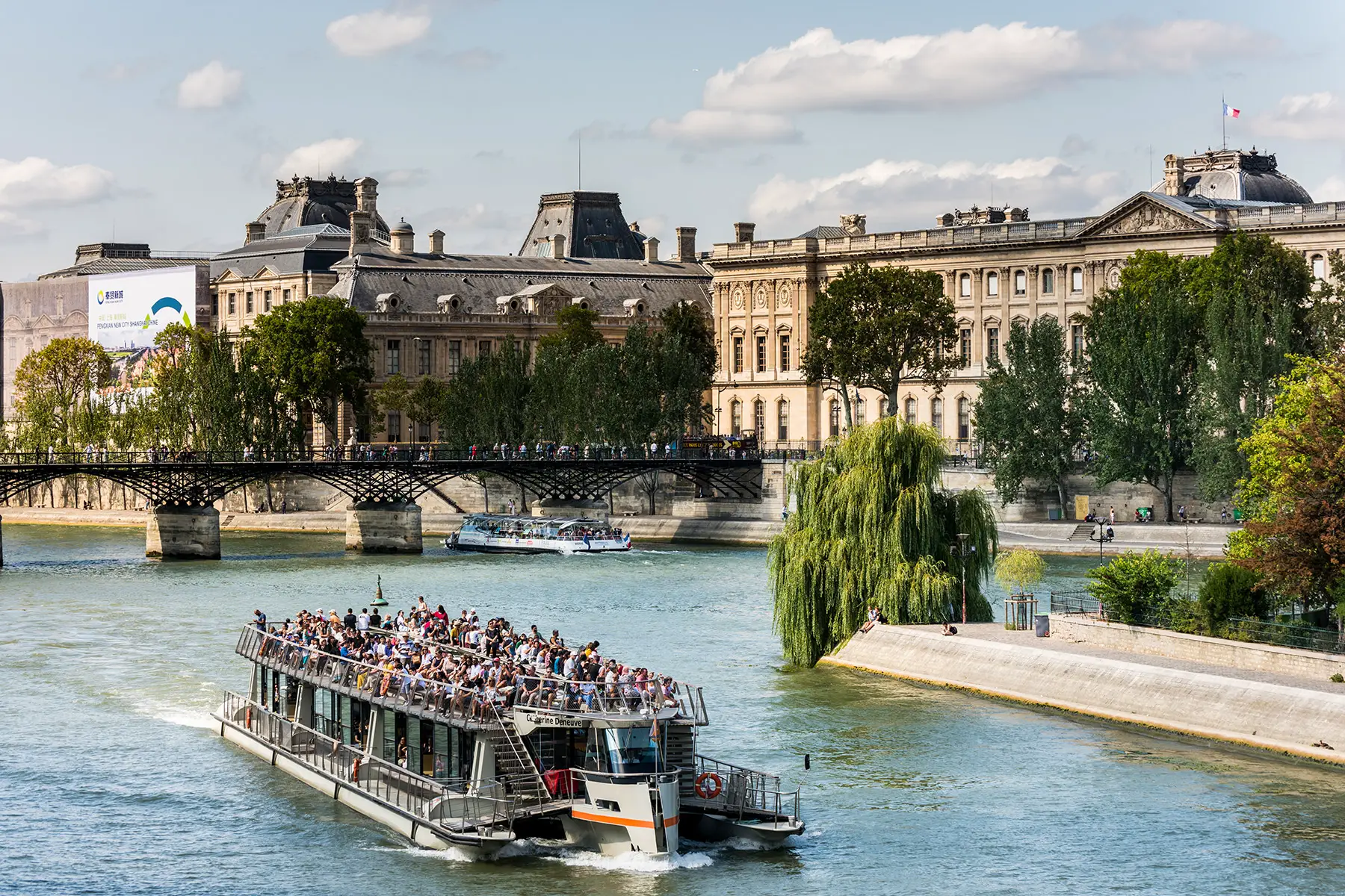 A boat tour on the Seine