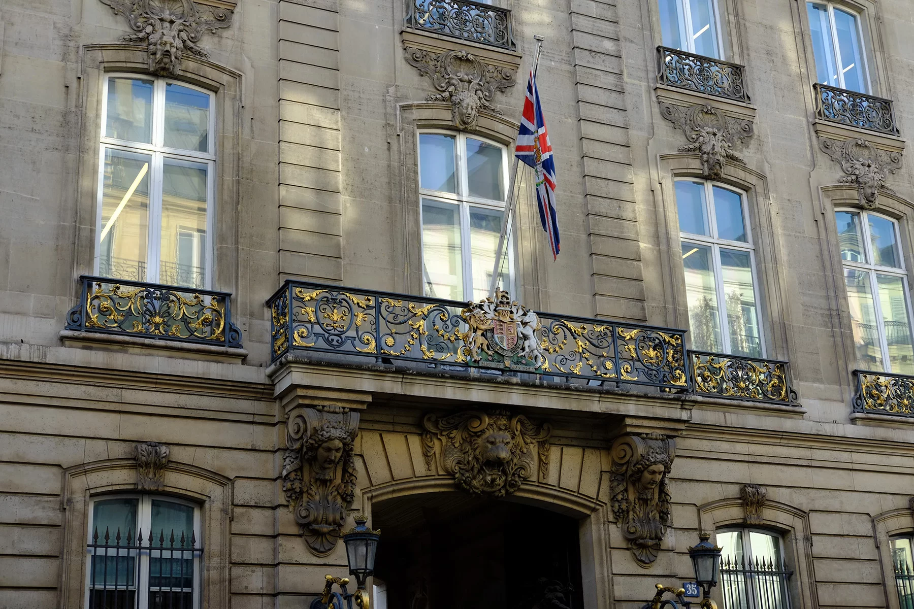 The British Embassy in Paris, France